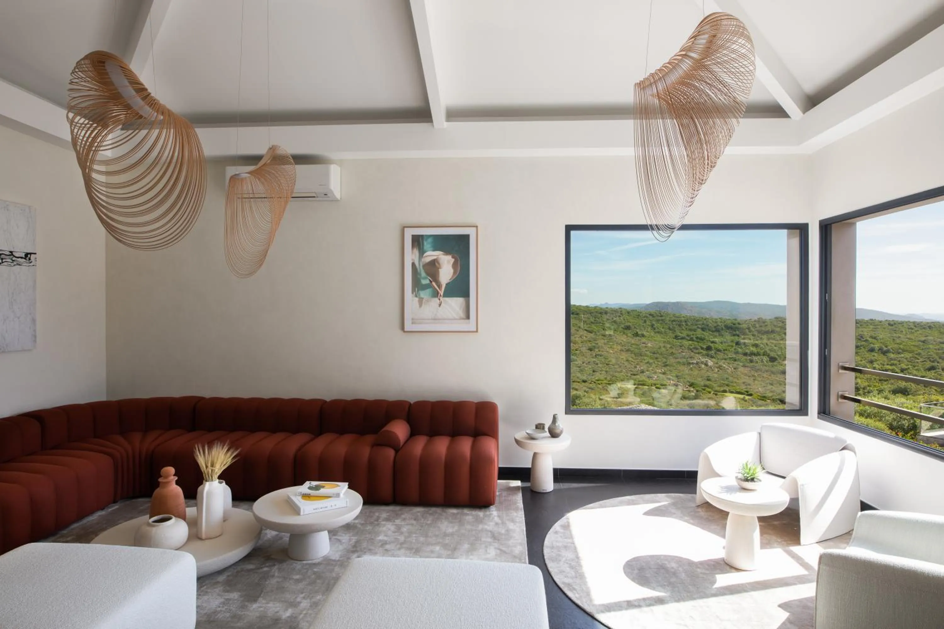 Lobby or reception in Hôtel Version Maquis Santa Manza