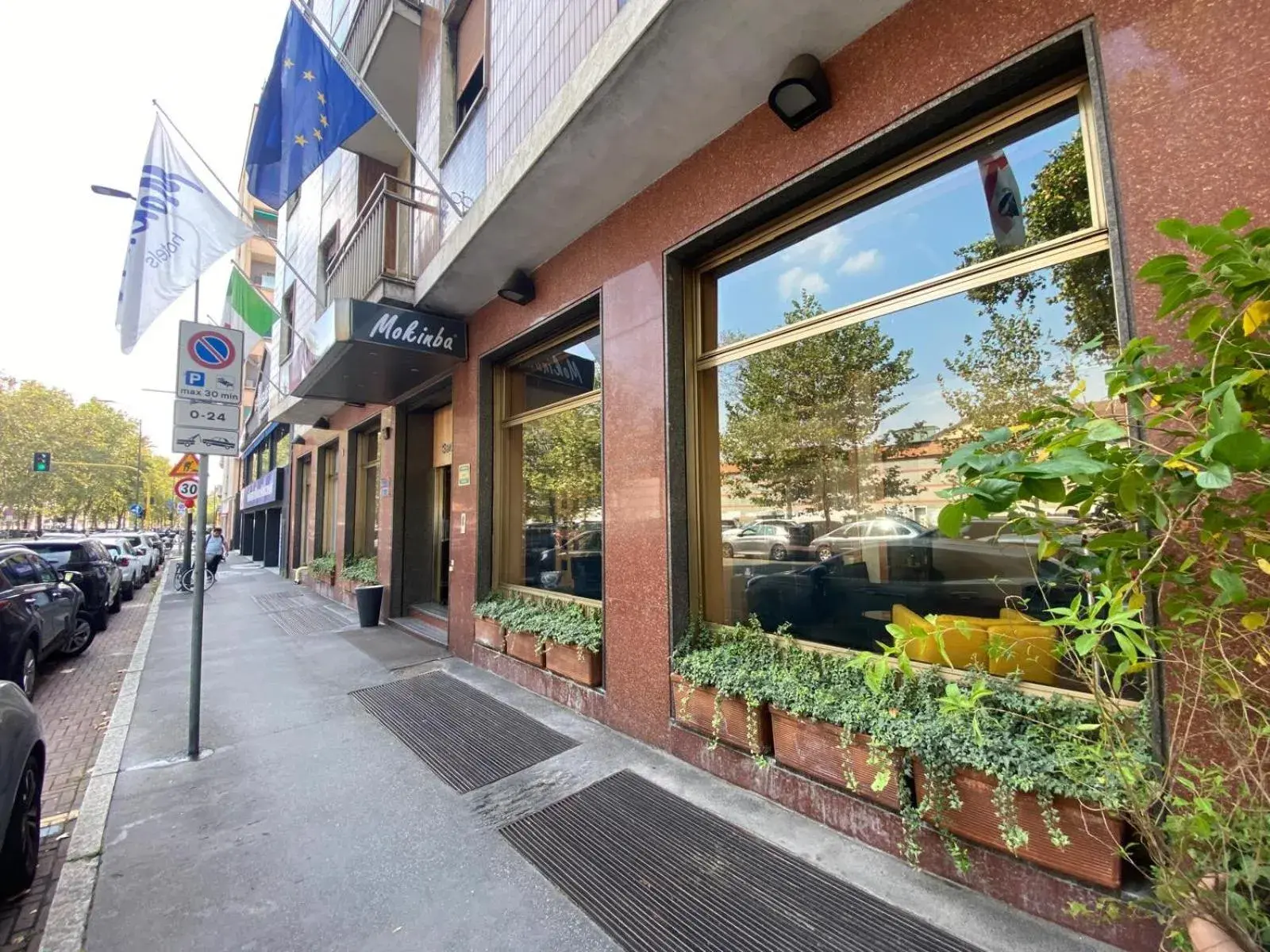 Property building in Mokinba Hotels Sant'Ambroeus Property building in Mokinba Hotels Sant'Ambroeus