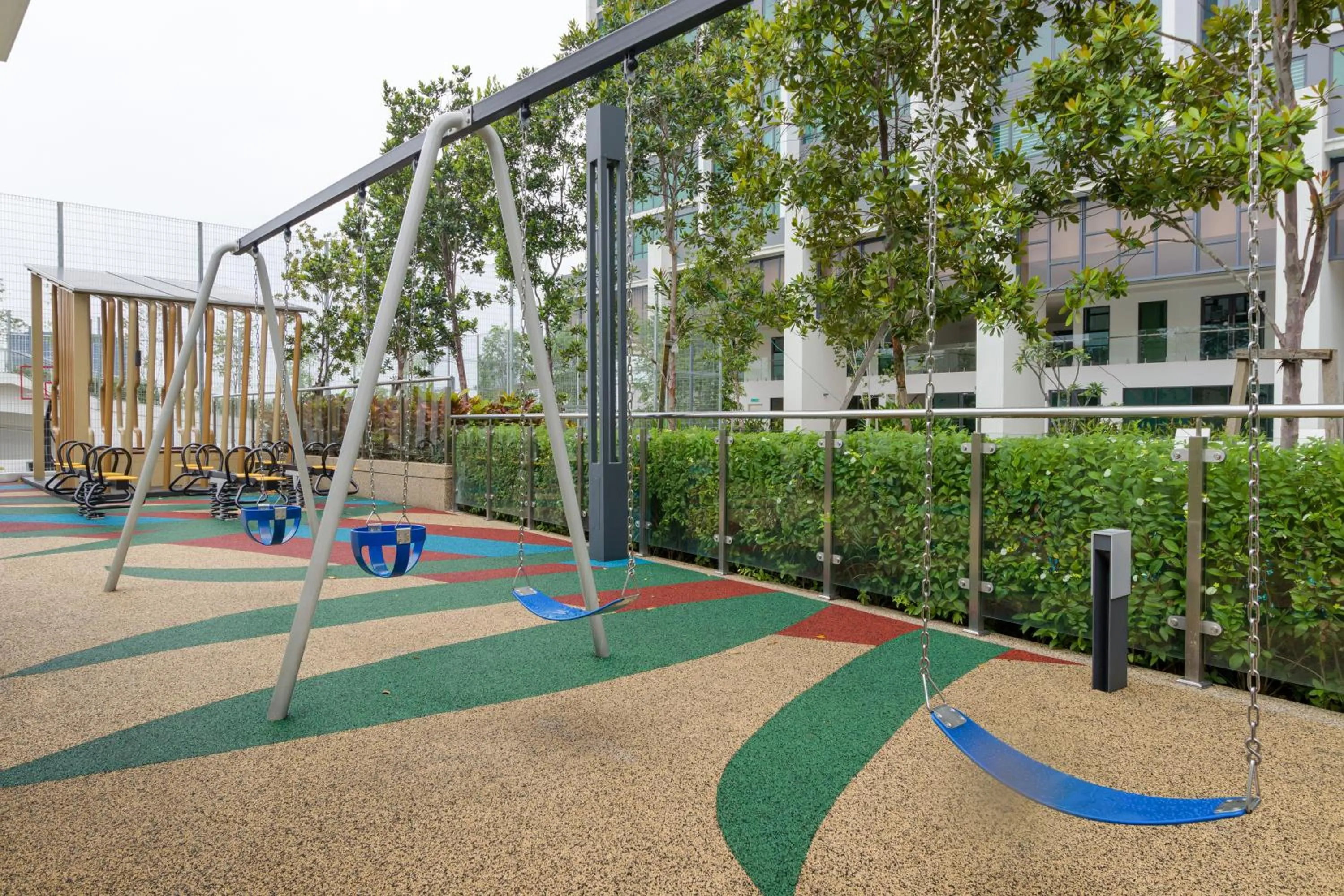 Children play ground in Greenfield Residence Bandar Sunway by Airhost