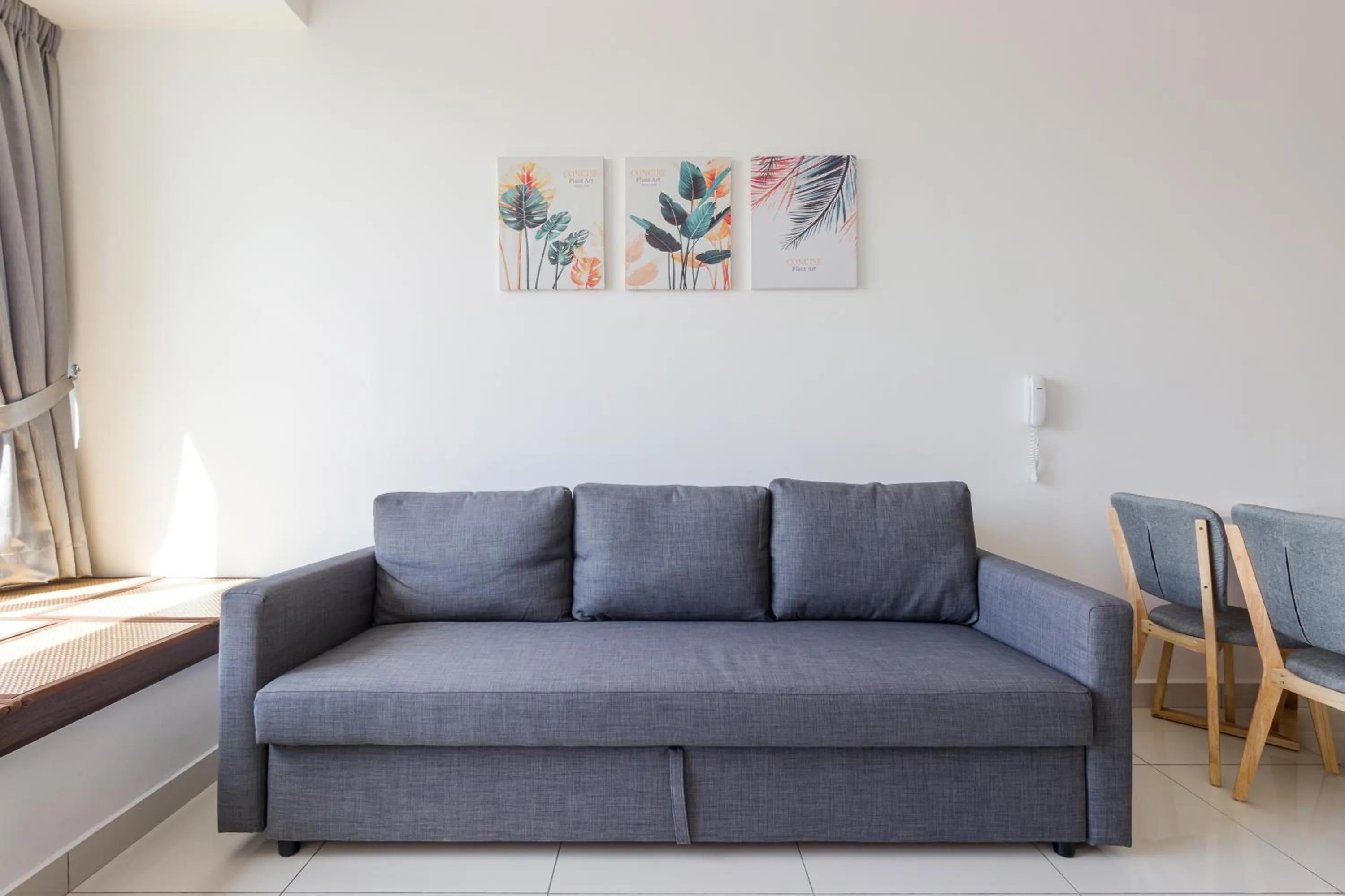 Living room in Greenfield Residence Bandar Sunway by Airhost