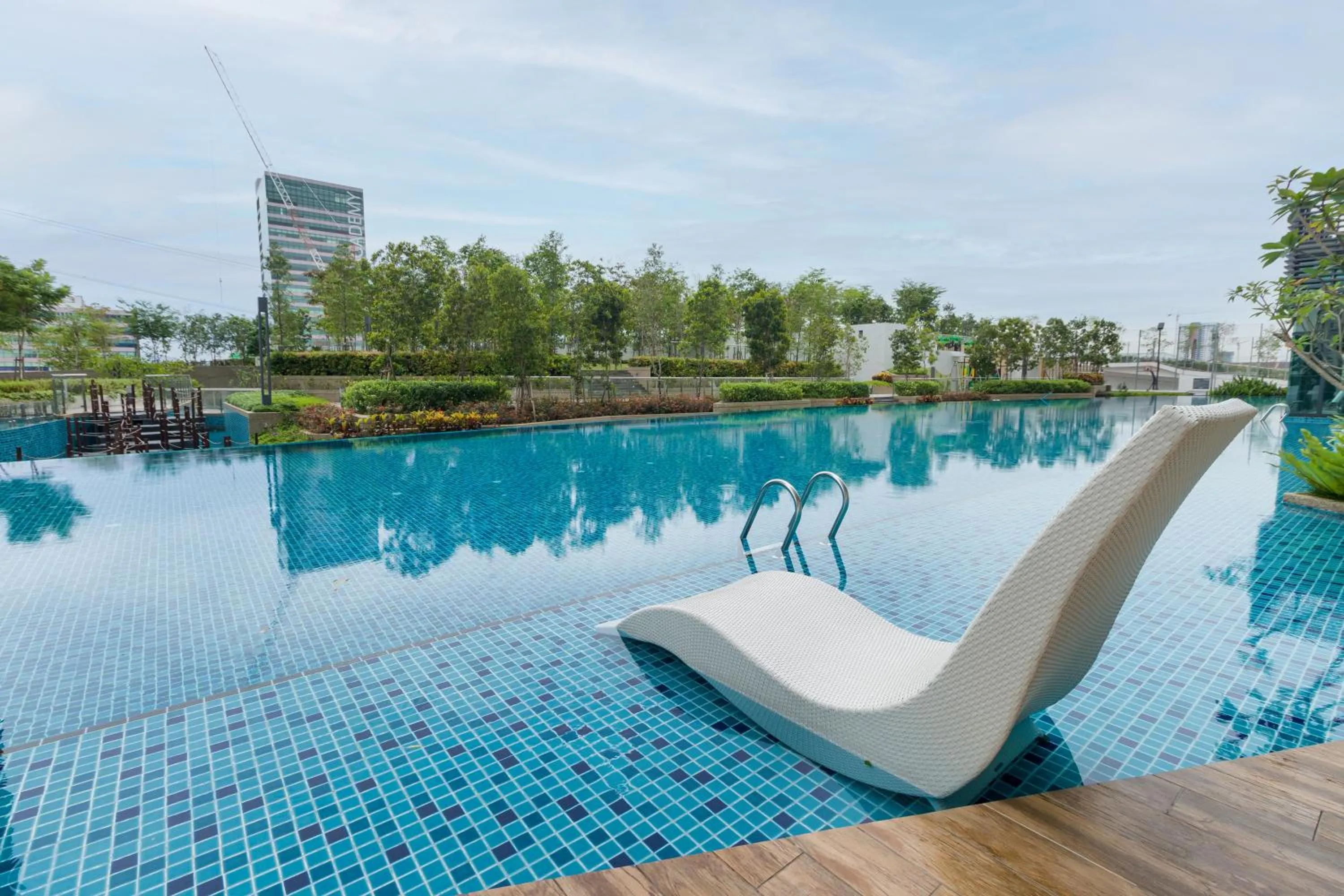 Swimming pool in Greenfield Residence Bandar Sunway by Airhost