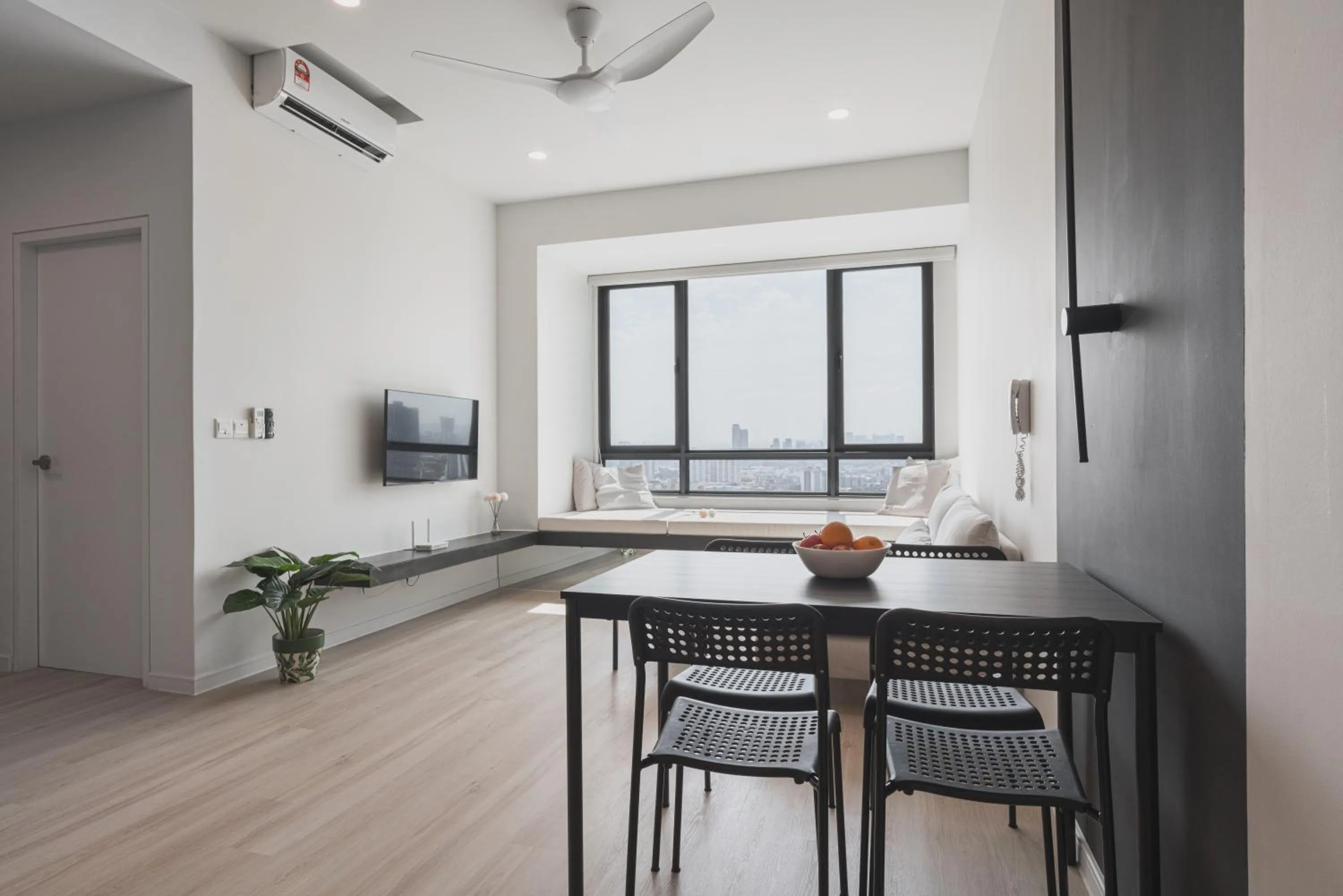 Living room in Greenfield Residence Bandar Sunway by Airhost