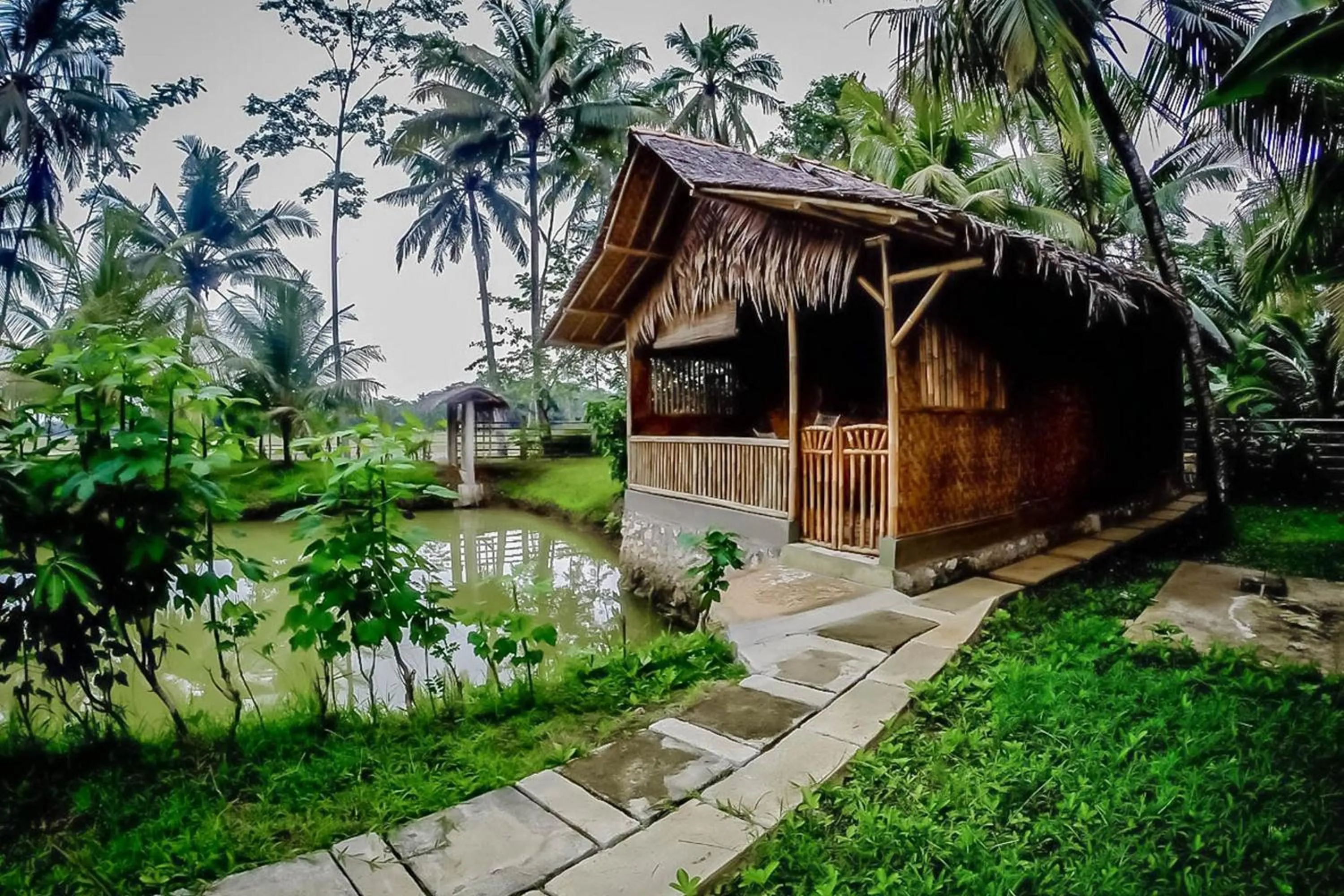 Property building in Baleku Bamboo Retreat