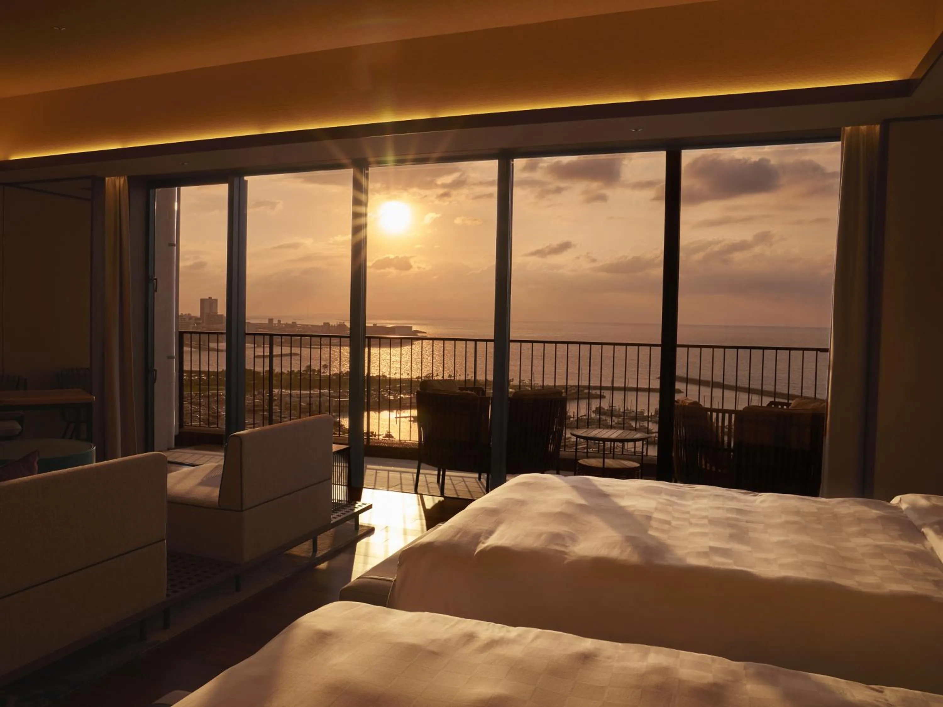 Photo of the whole room, Bed in Okinawa Prince Hotel Ocean View Ginowan