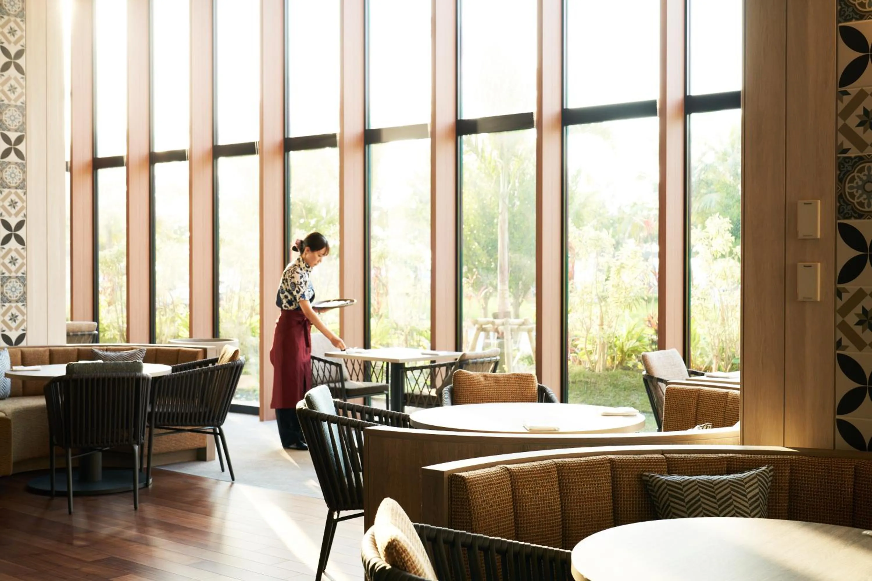 Staff in Okinawa Prince Hotel Ocean View Ginowan