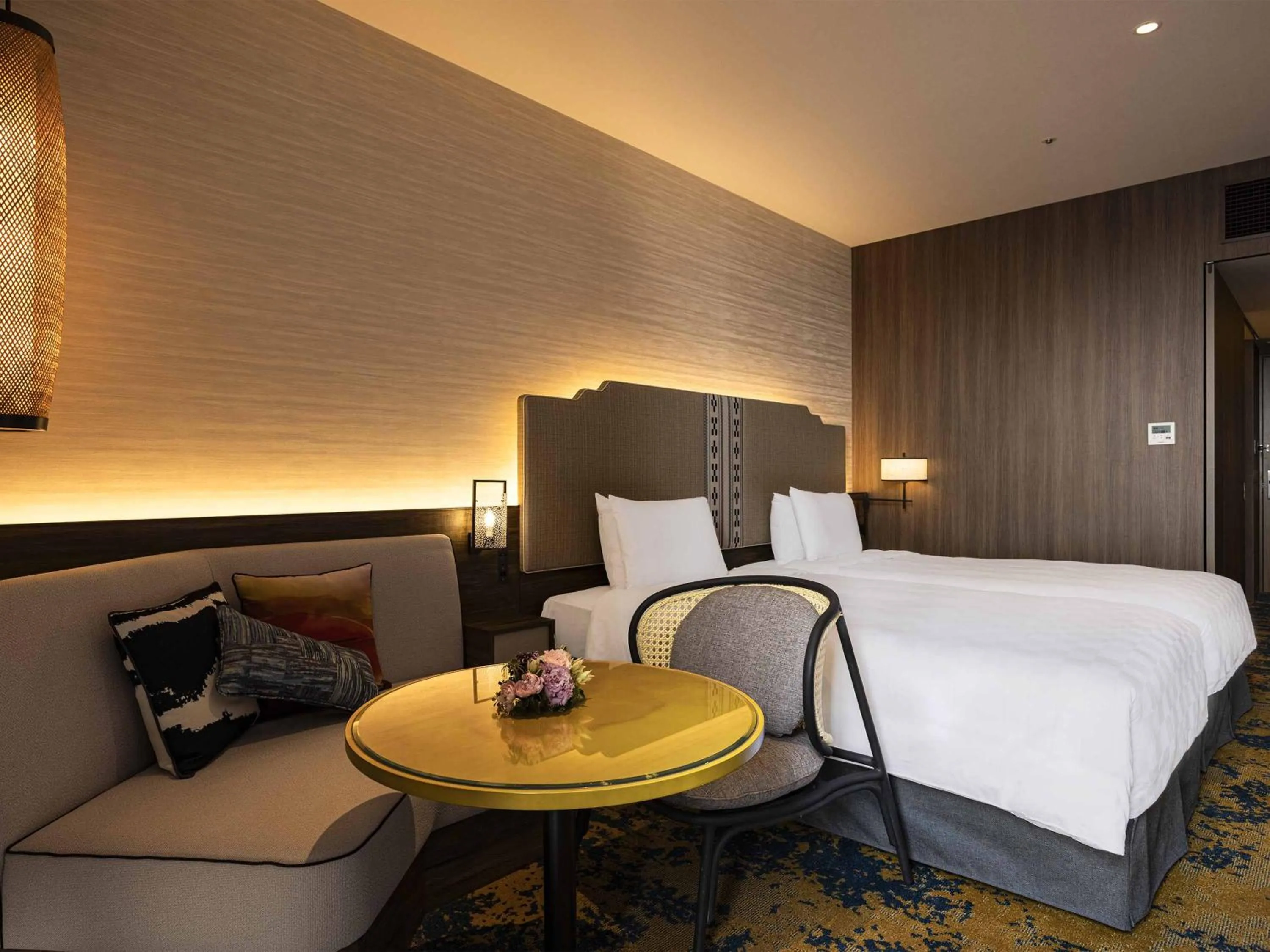 Bed in Okinawa Prince Hotel Ocean View Ginowan