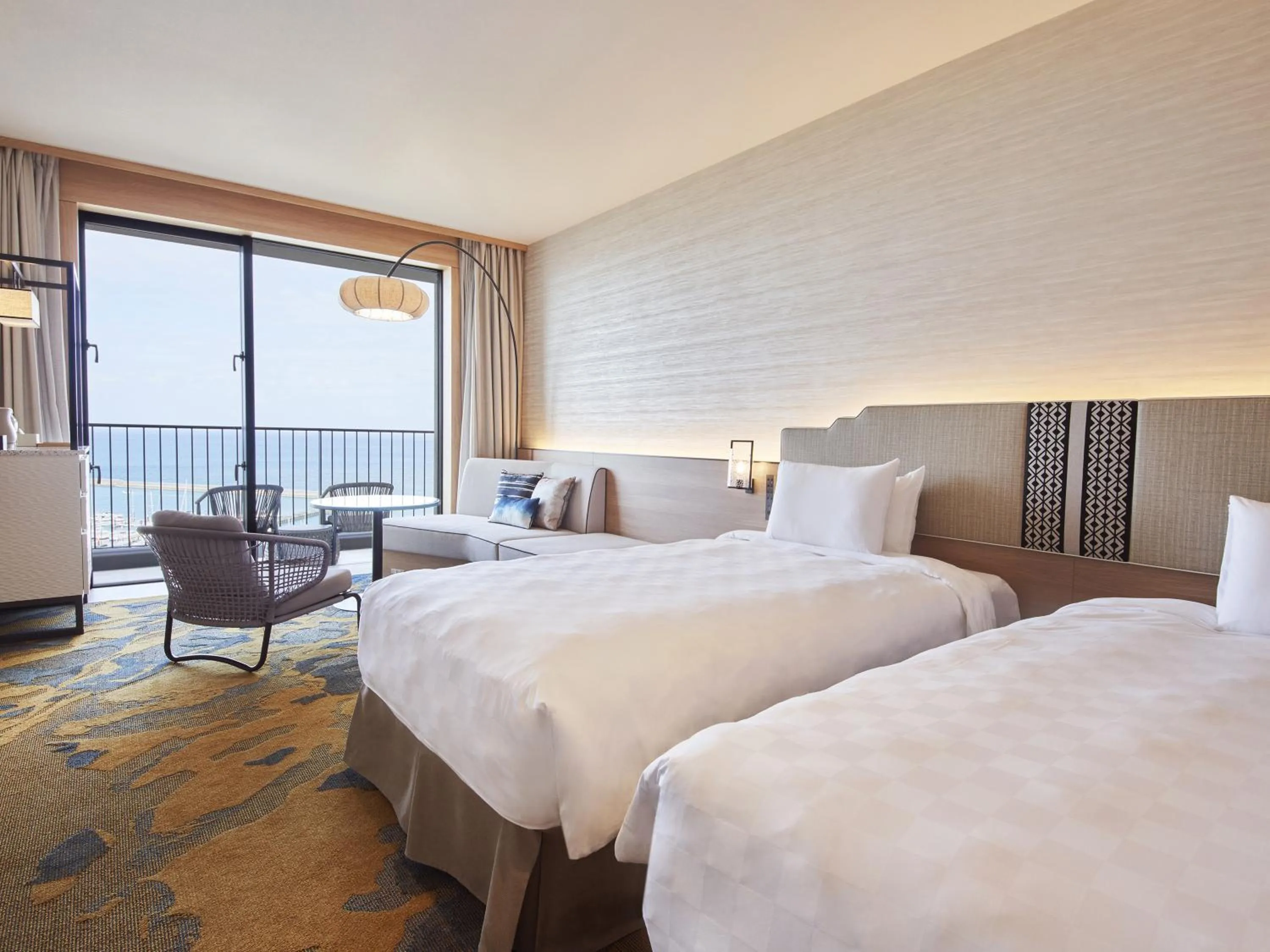 Photo of the whole room, Bed in Okinawa Prince Hotel Ocean View Ginowan