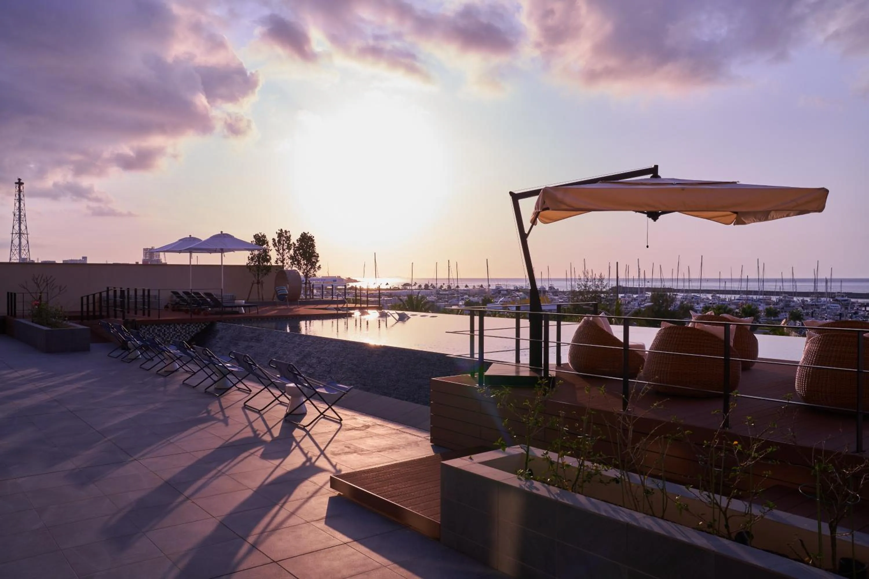 Swimming pool in Okinawa Prince Hotel Ocean View Ginowan