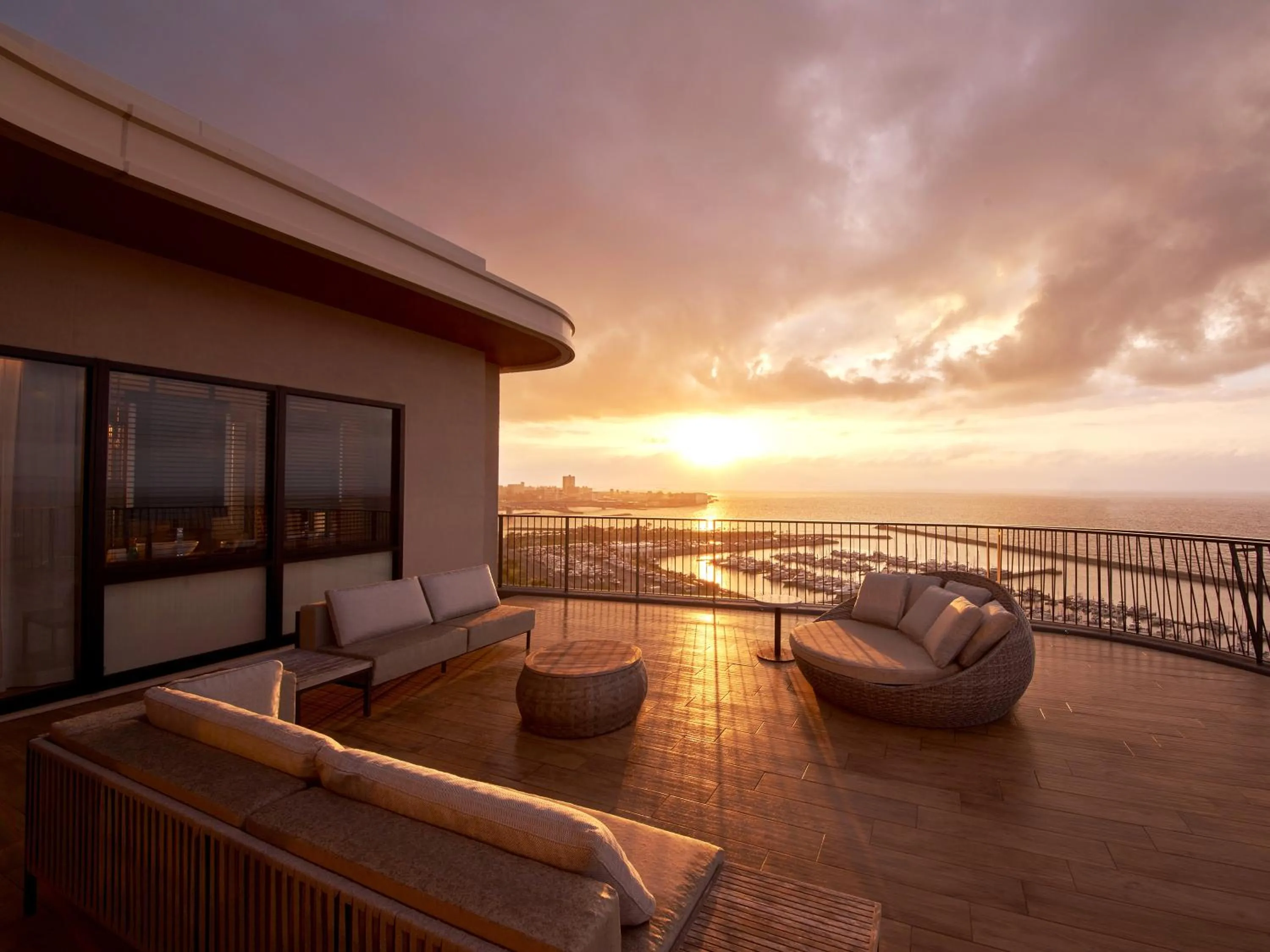 Sea view in Okinawa Prince Hotel Ocean View Ginowan