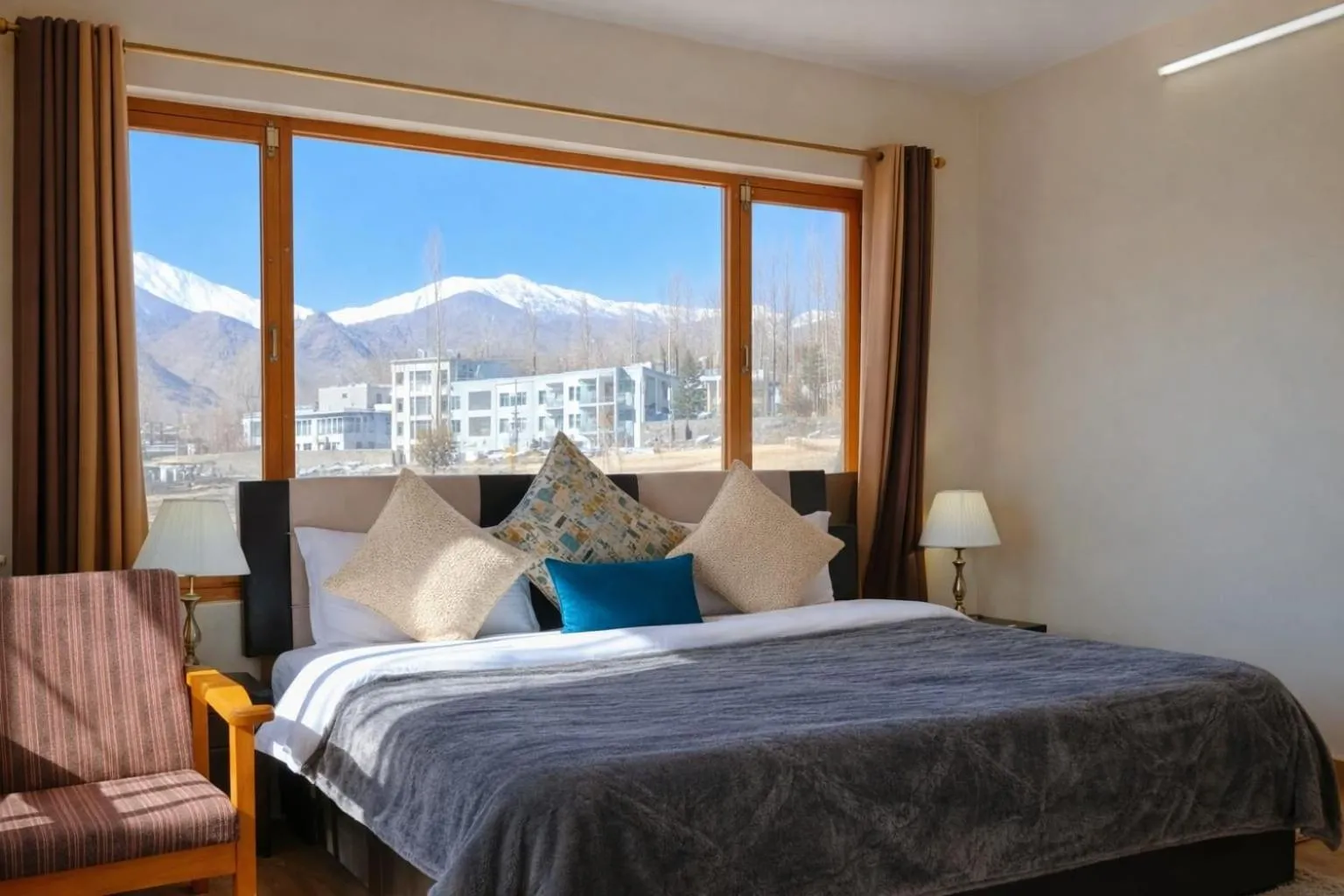 View (from property/room), Bed in Hotel Malik Residency