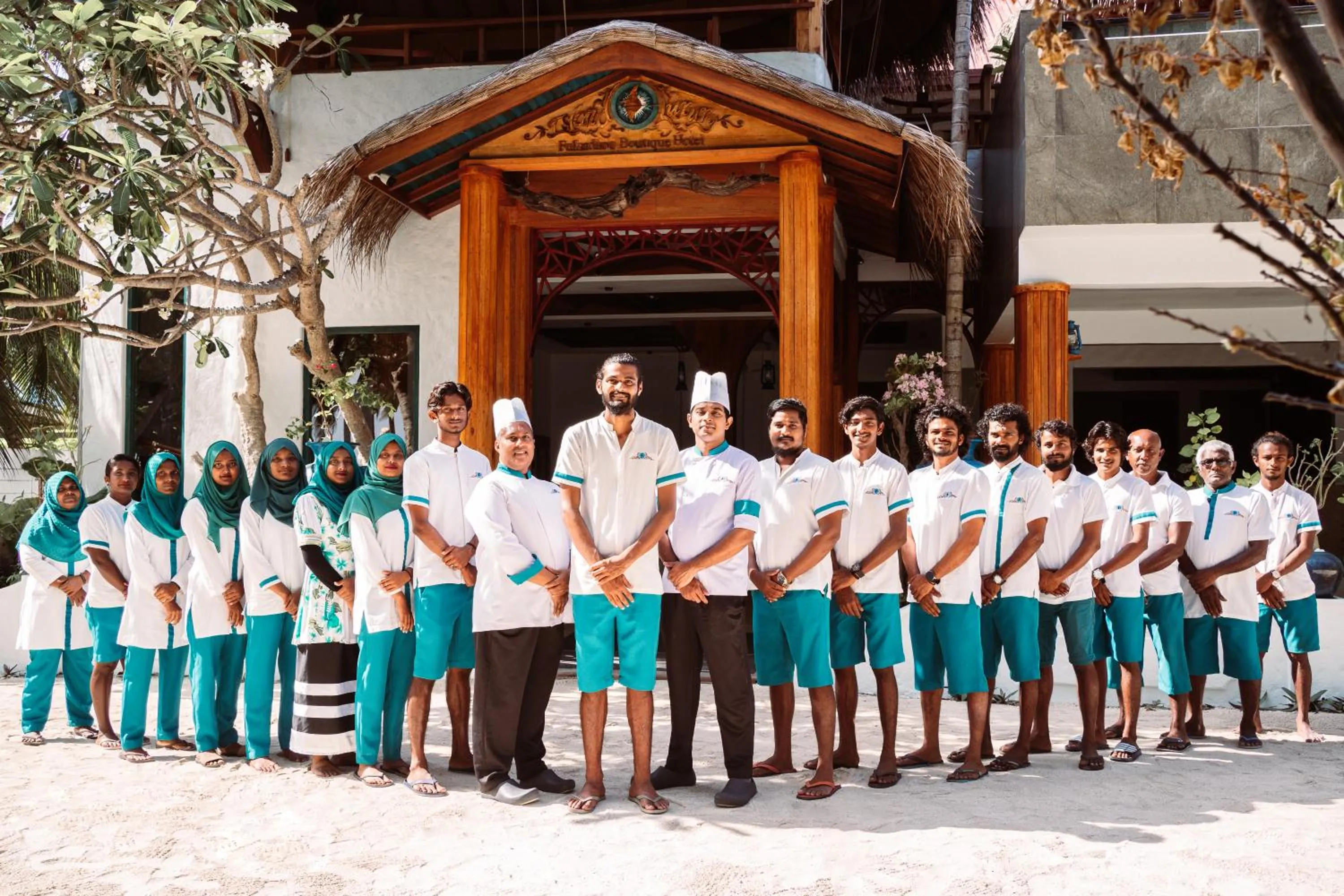 Staff in Island Luxury Boutique Hotel - Fulhadhoo