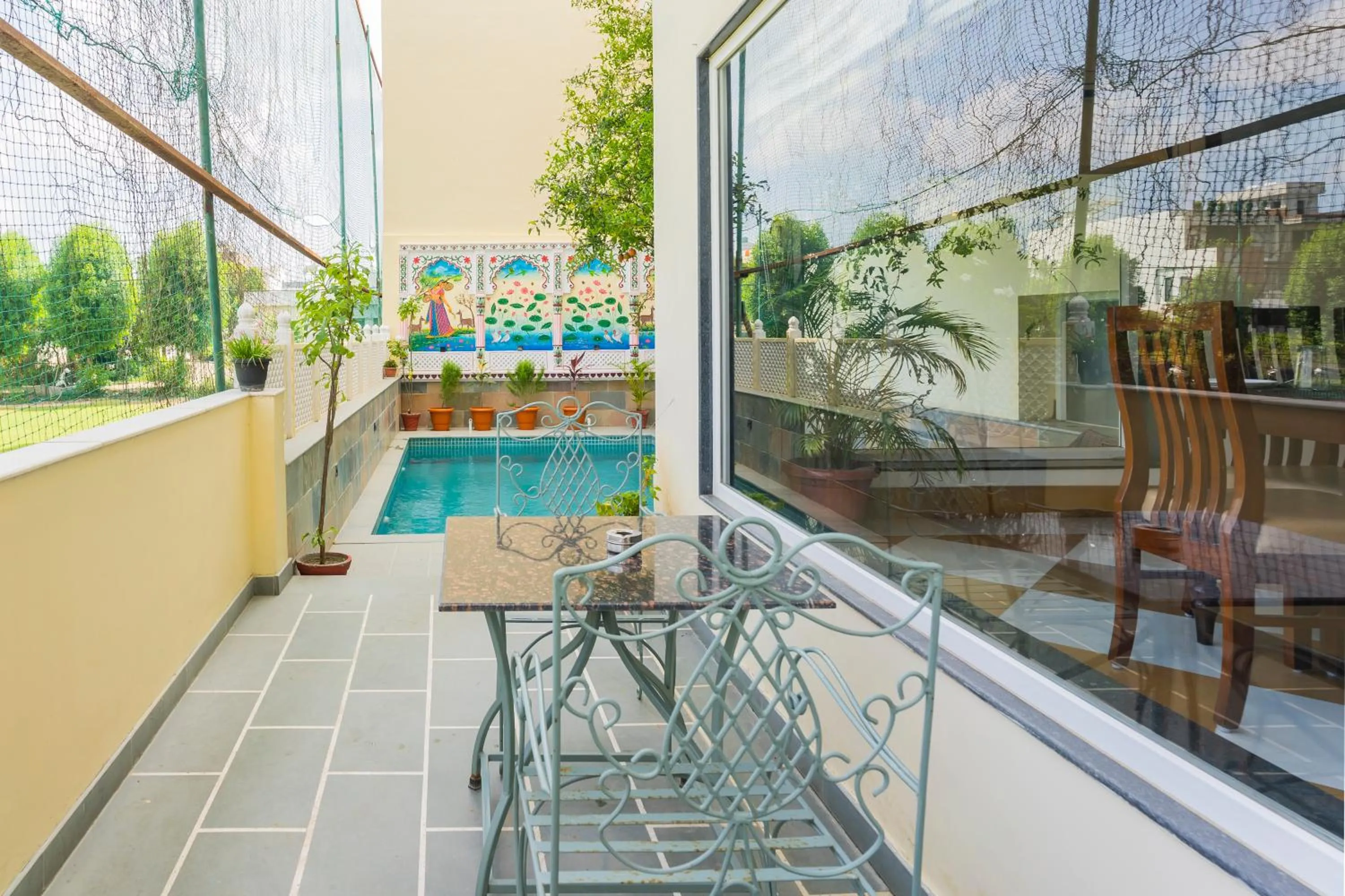 Swimming pool in Vasant Vilas