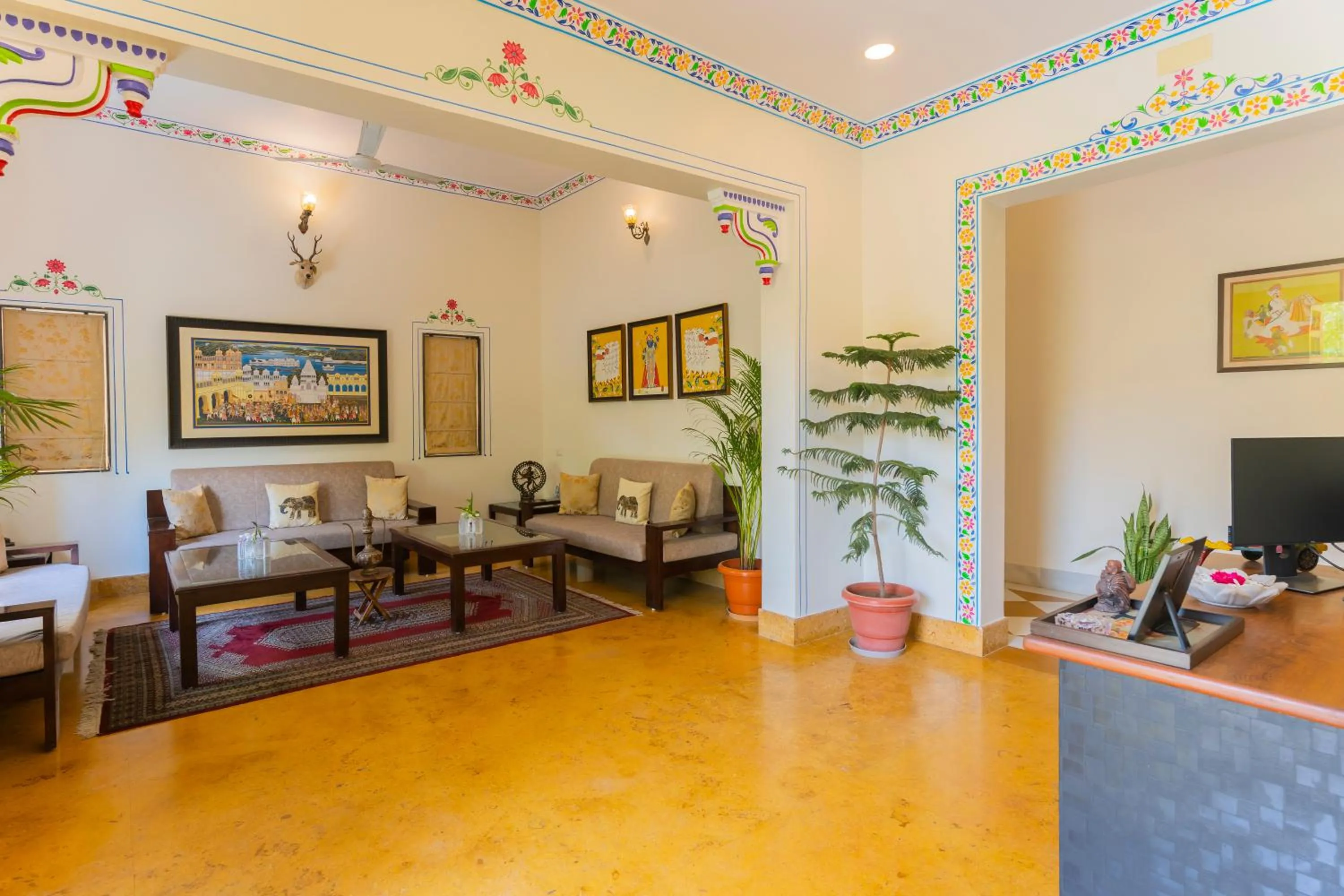 Lobby or reception in Vasant Vilas