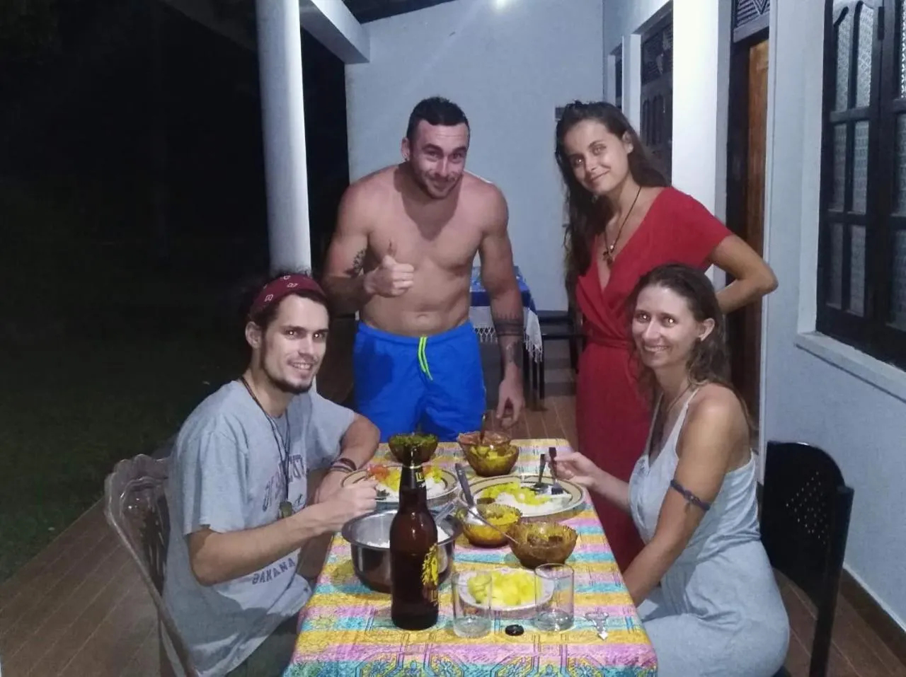 People in Deer Garden Guest