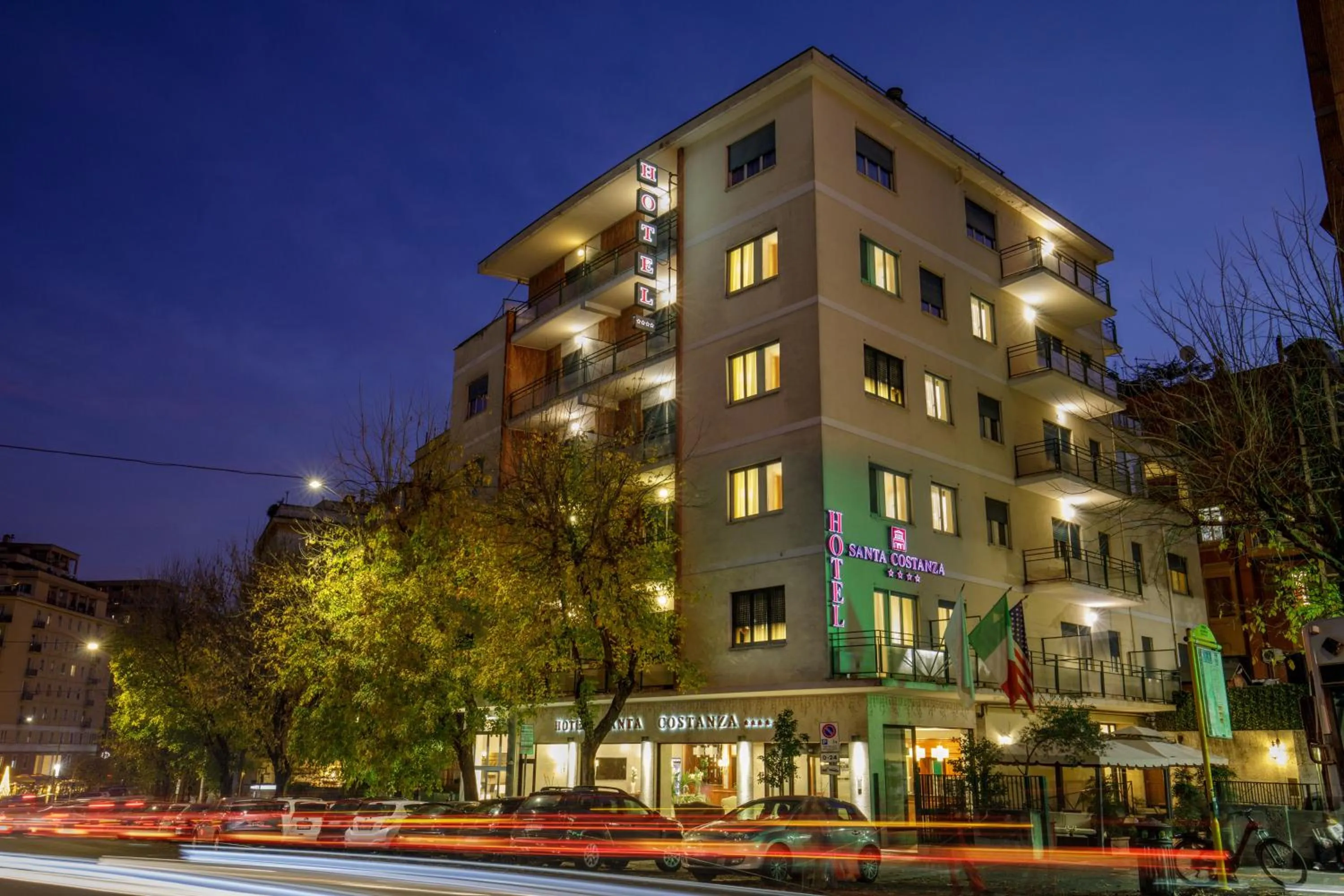 Property building in Hotel Santa Costanza by OMNIA hotels