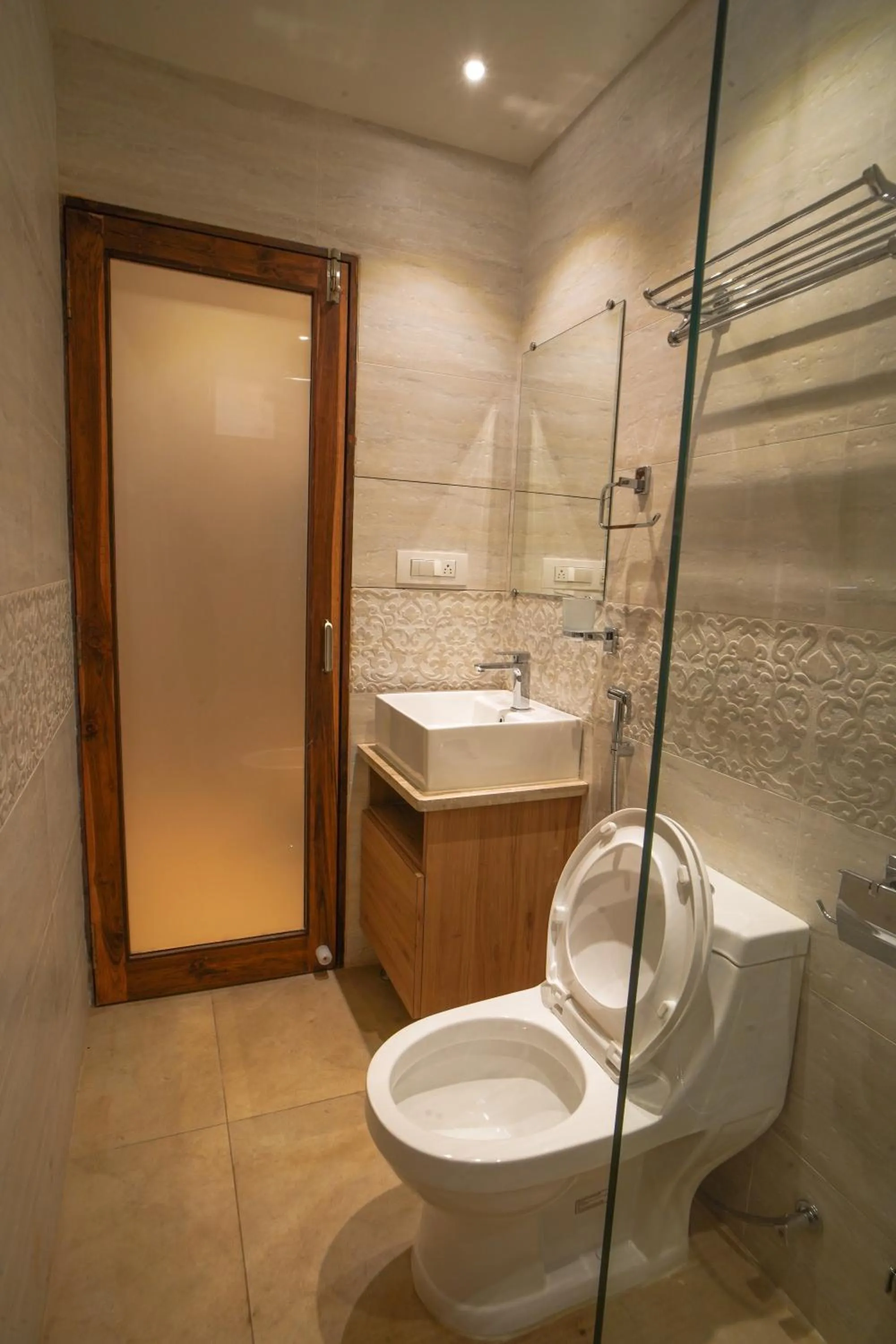 Toilet in TreeHouse MARS Beach Cottages