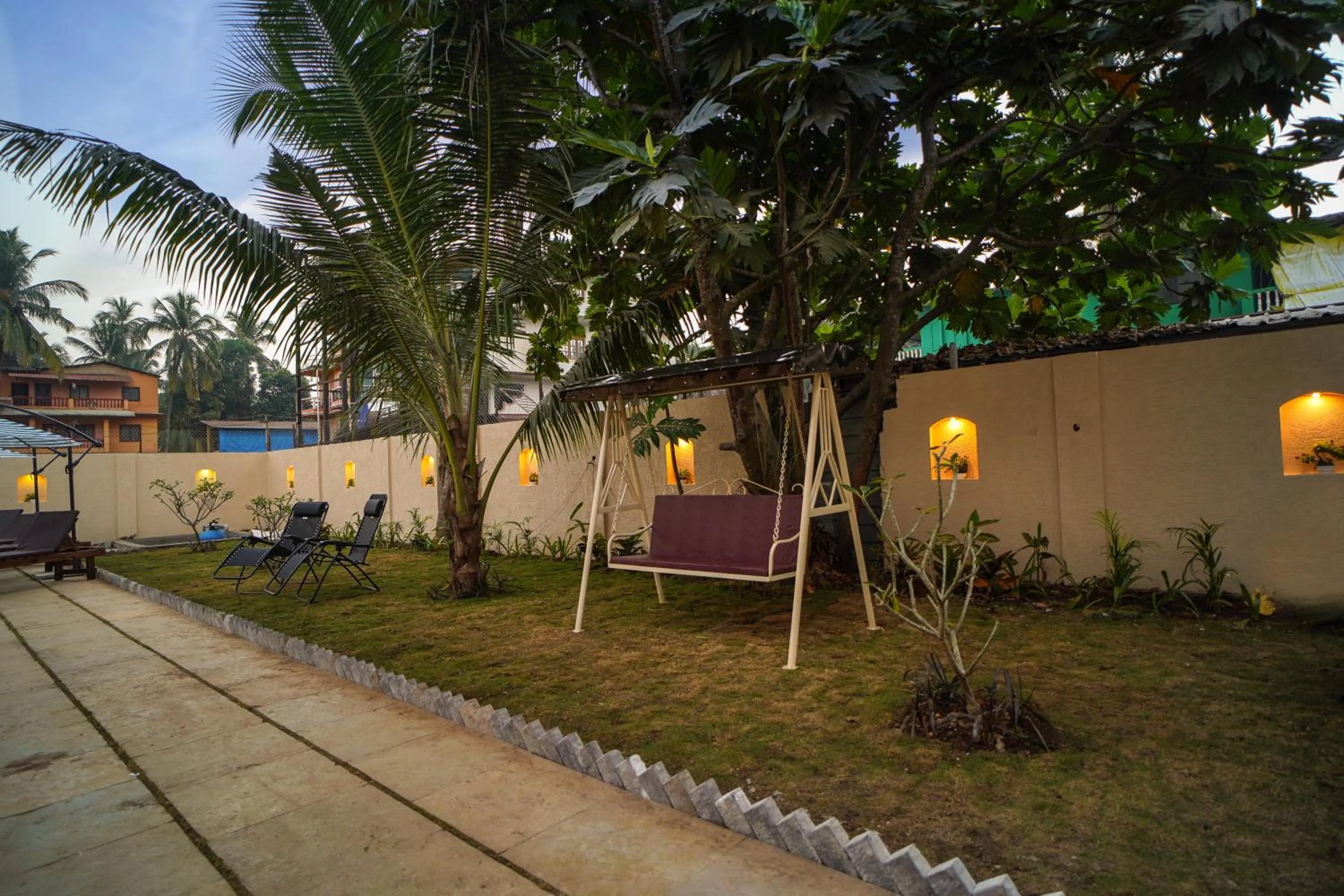 Patio in TreeHouse MARS Beach Cottages