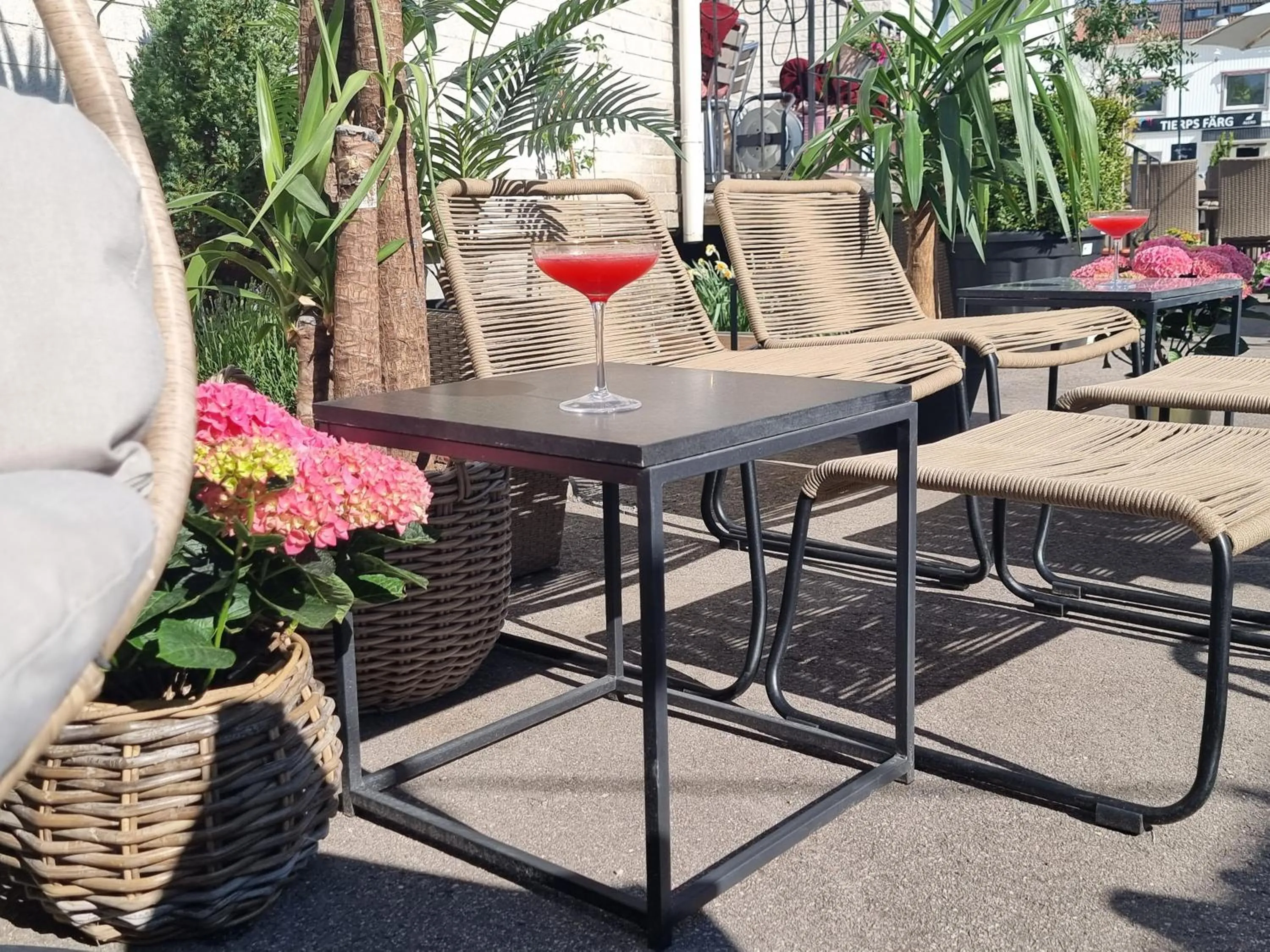 Balcony/Terrace in Hotell Gästis Tierp