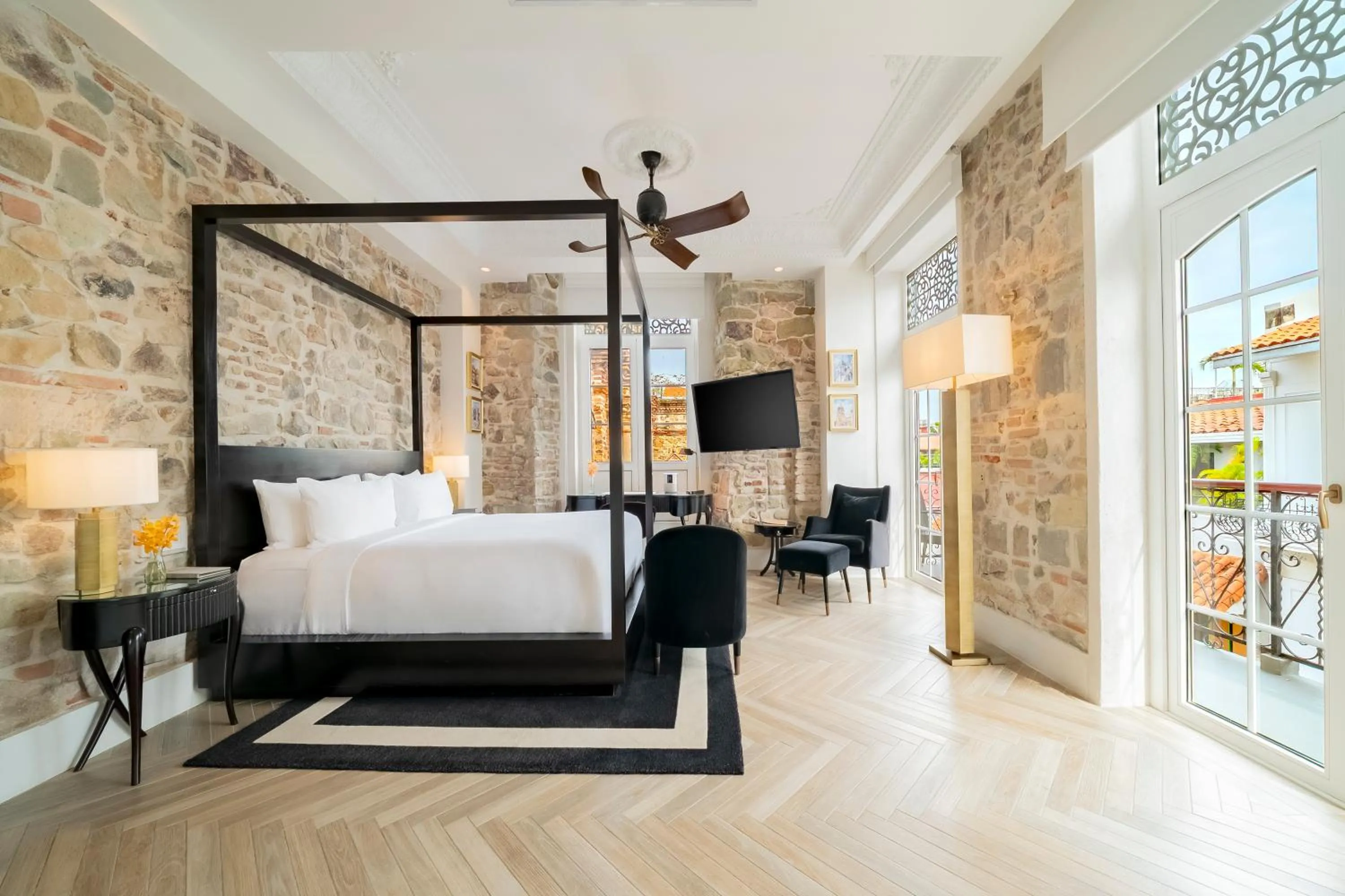 Bed in Hotel La Compañía Casco Antiguo