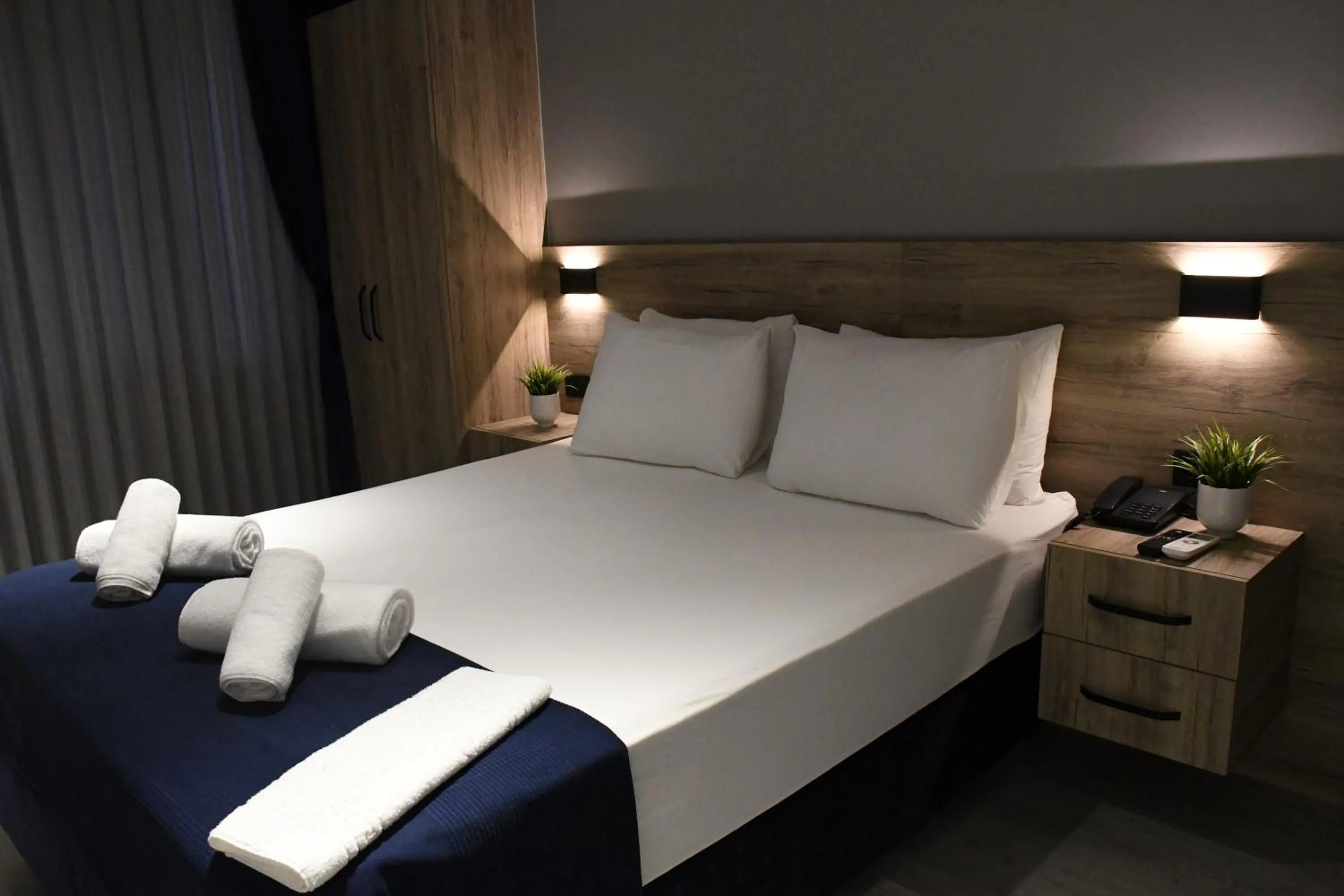 Bed in Kassimo Hotel