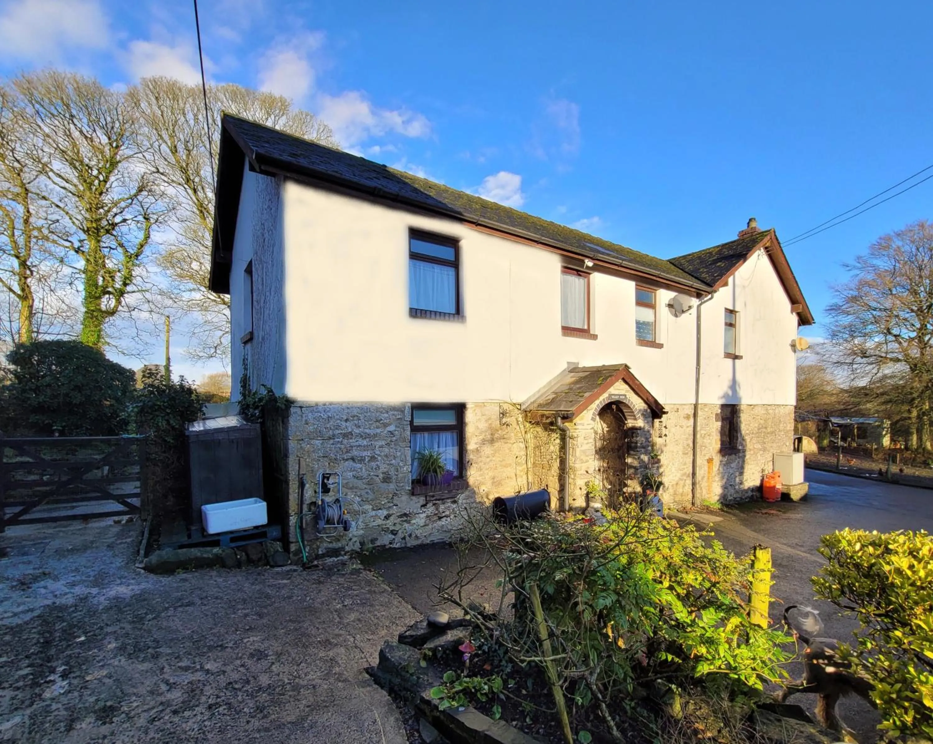 Property building in Hideaway Escapes, Farmhouse B&B & Holiday Home, Ideal family stay or Romantic break, Friendly animals on our smallholding in beautiful Pembrokeshire setting close to Narberth