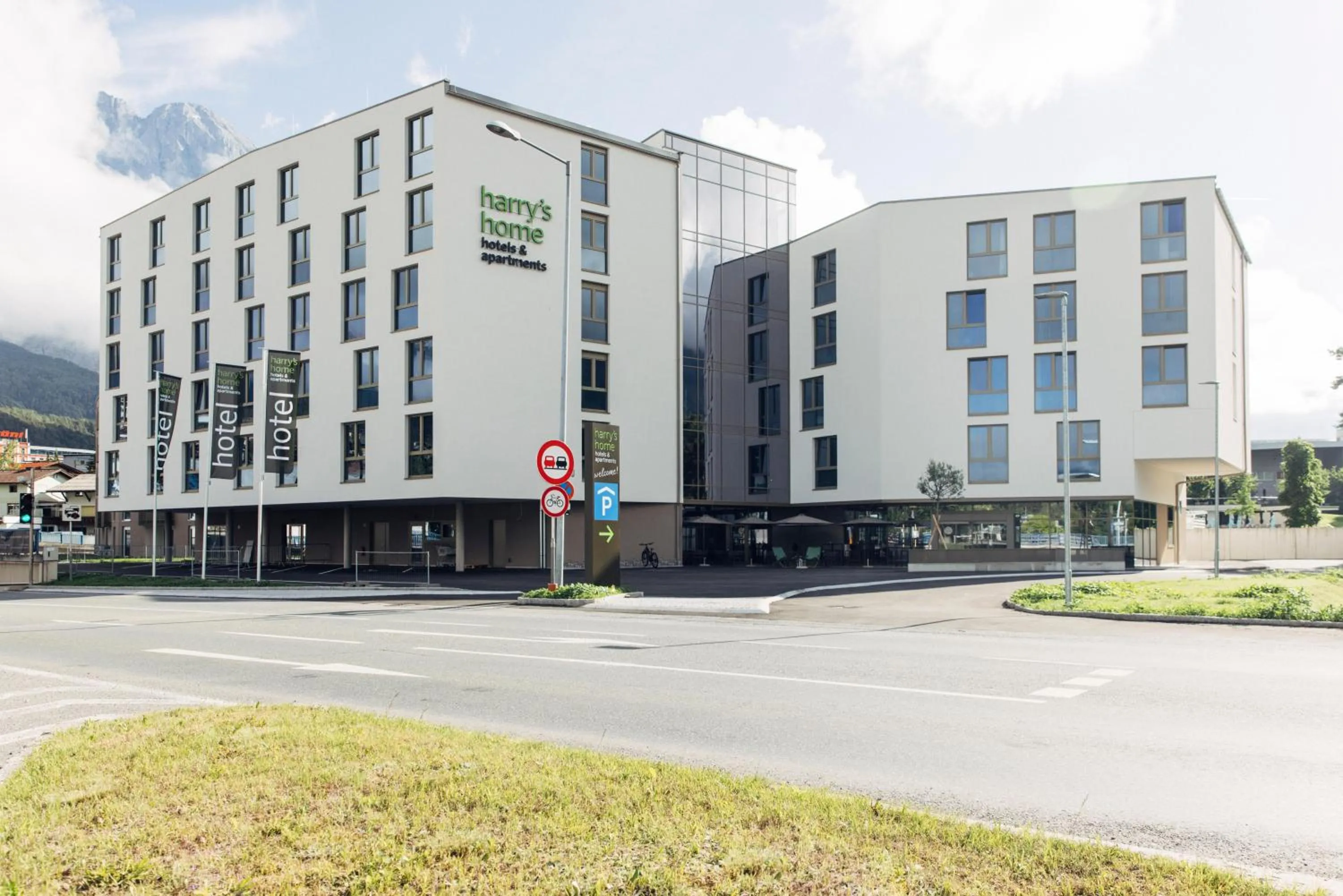 Property building in harry's home Telfs hotel & apartments