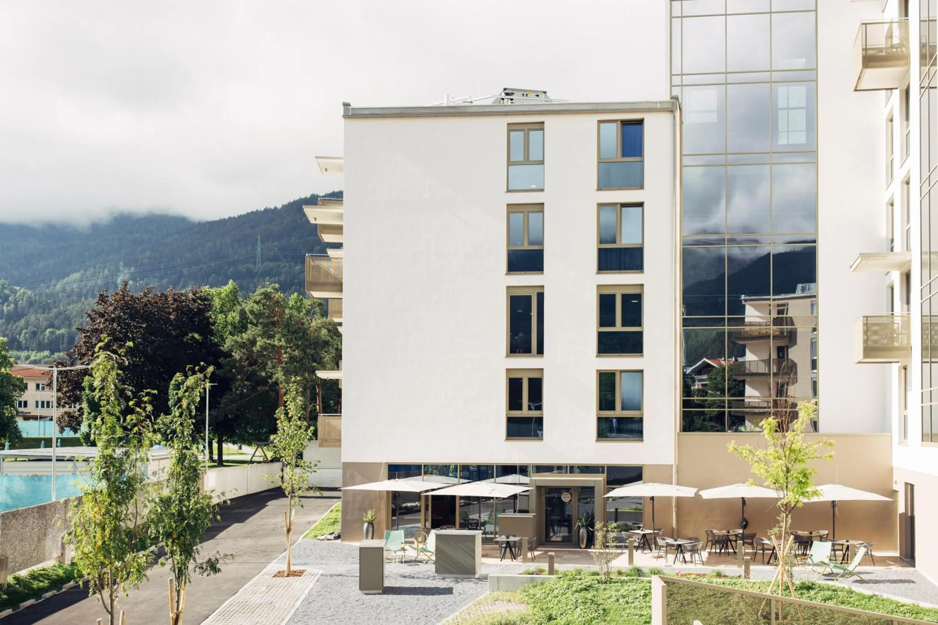 Property building in harry's home Telfs hotel & apartments