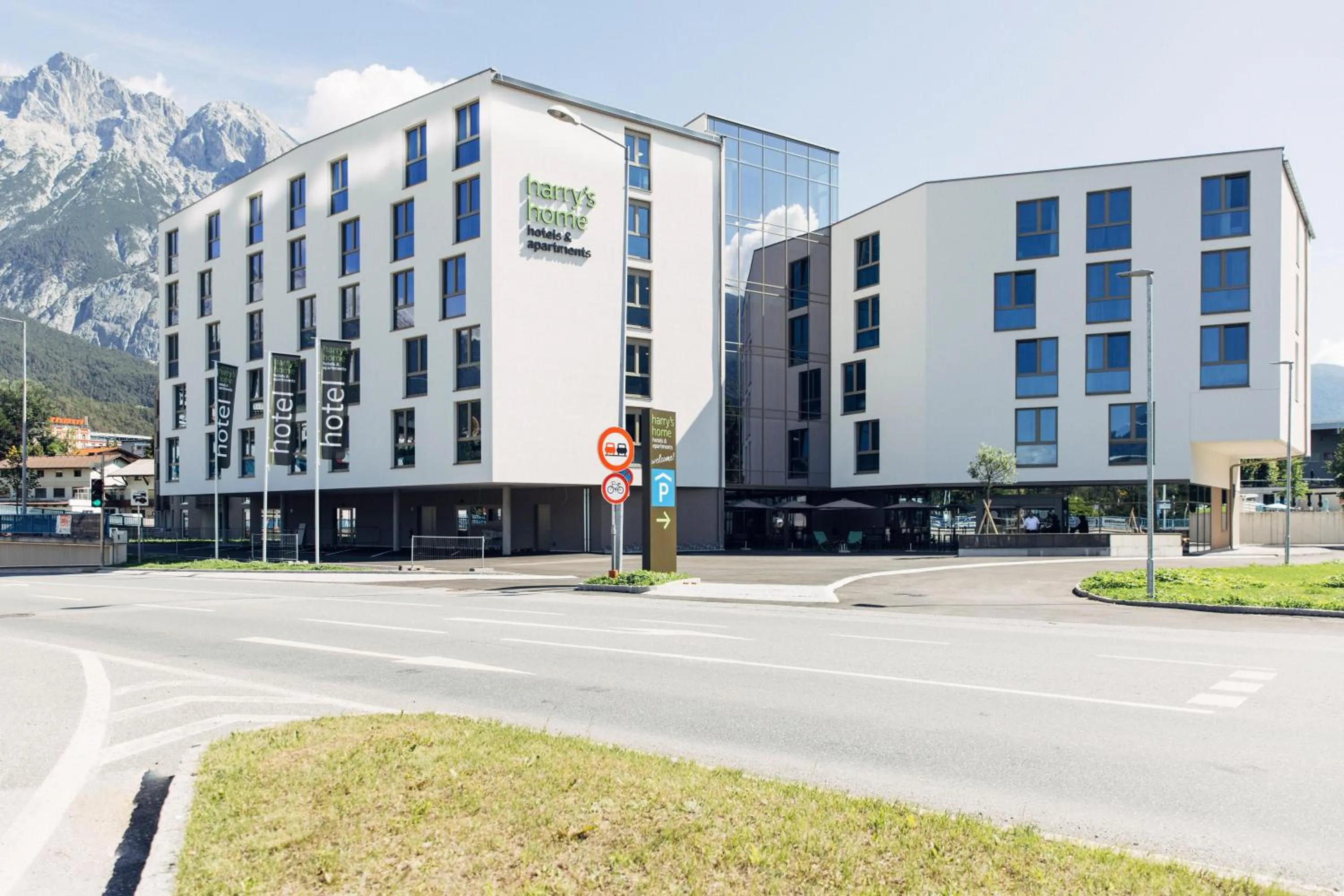 Property building in harry's home Telfs hotel & apartments