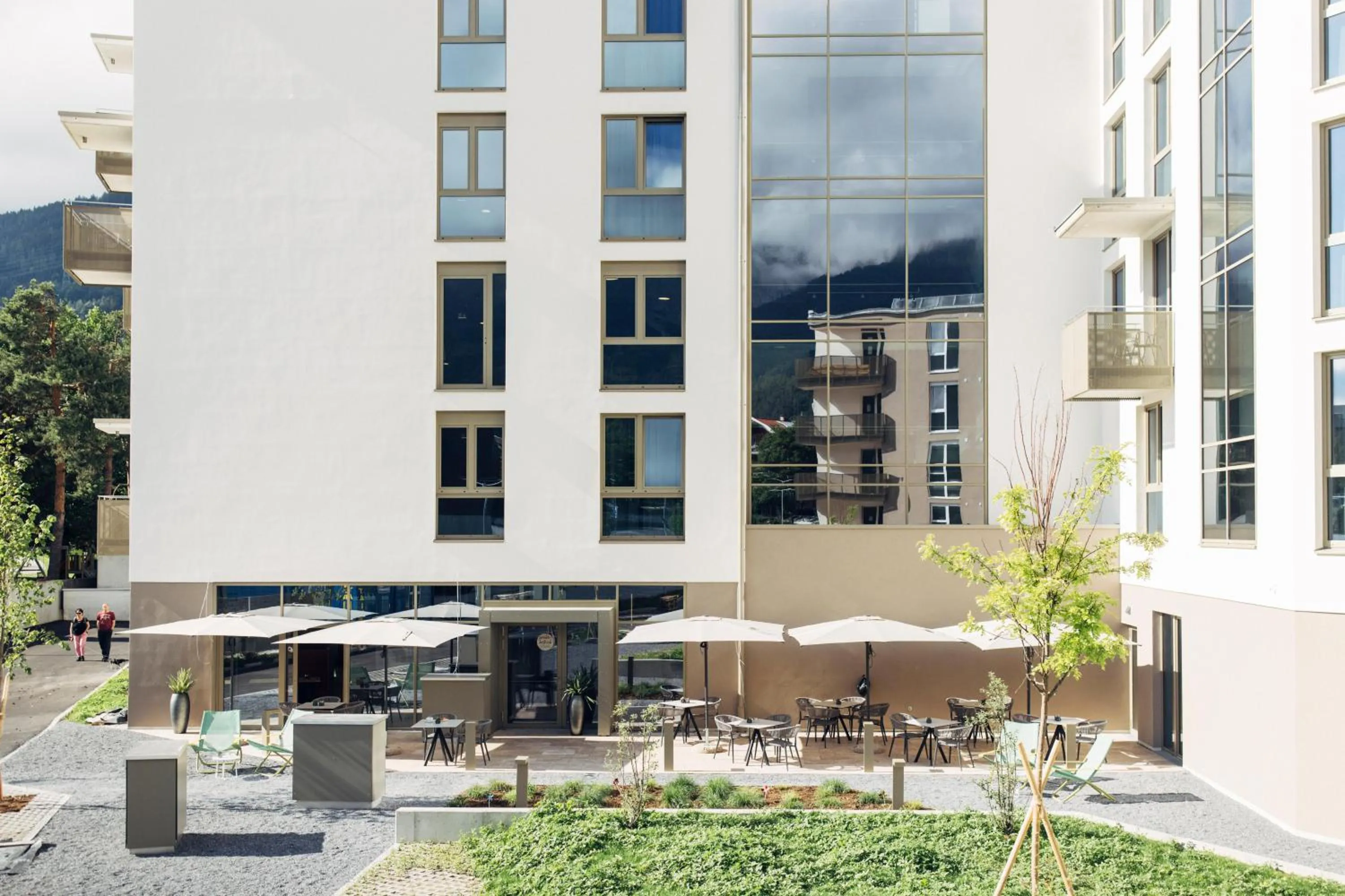 Property building in harry's home Telfs hotel & apartments