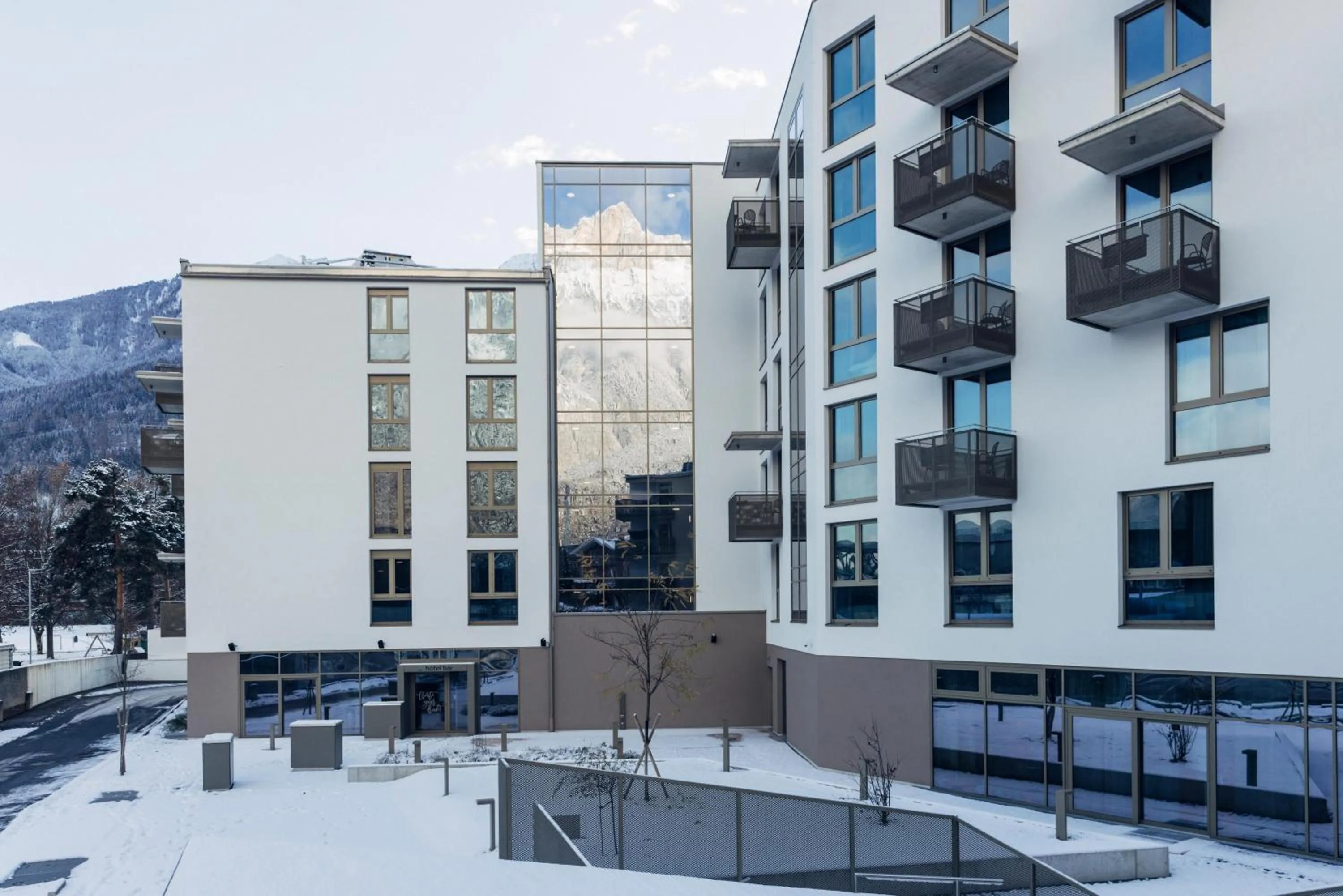 Property building in harry's home Telfs hotel & apartments