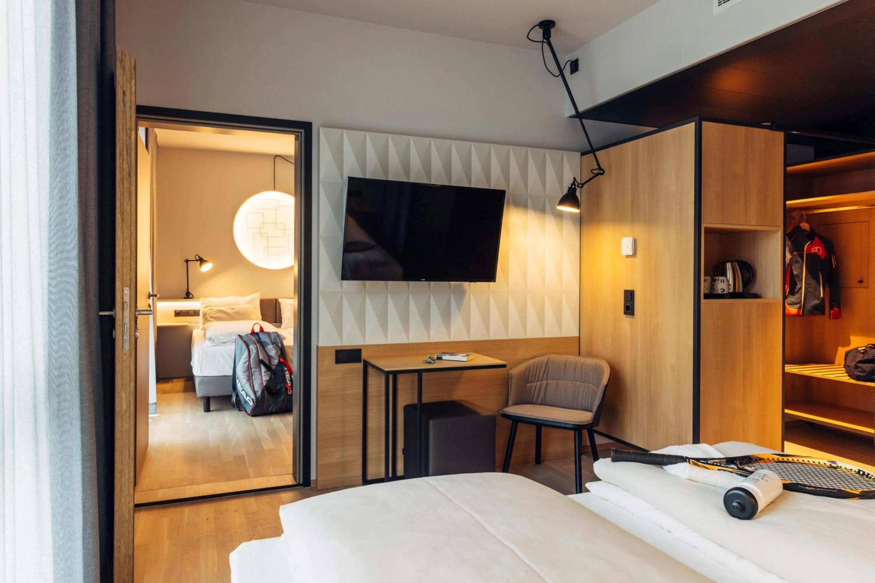 Photo of the whole room, Bed in harry's home Telfs hotel & apartments