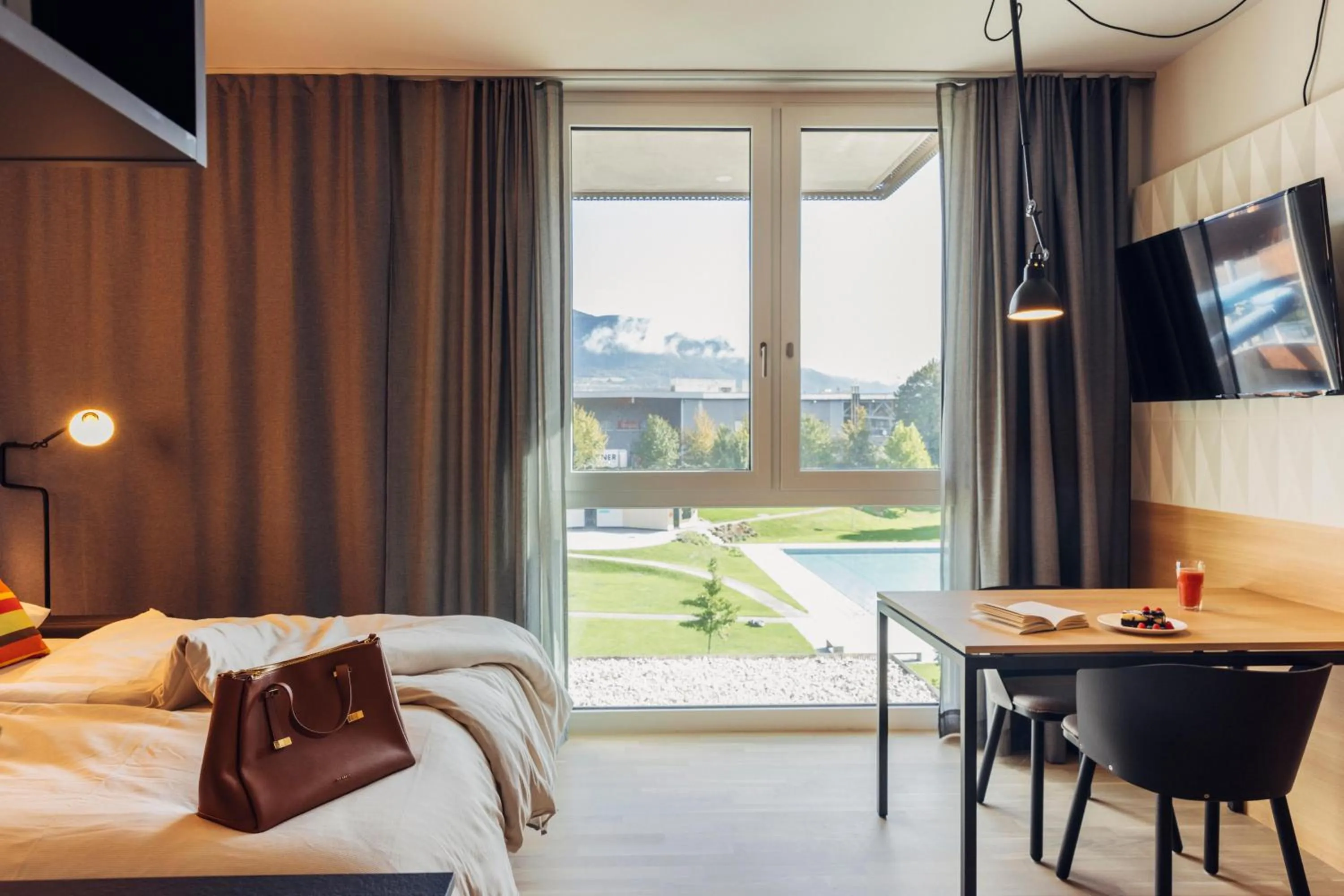 Photo of the whole room, Bed in harry's home Telfs hotel & apartments