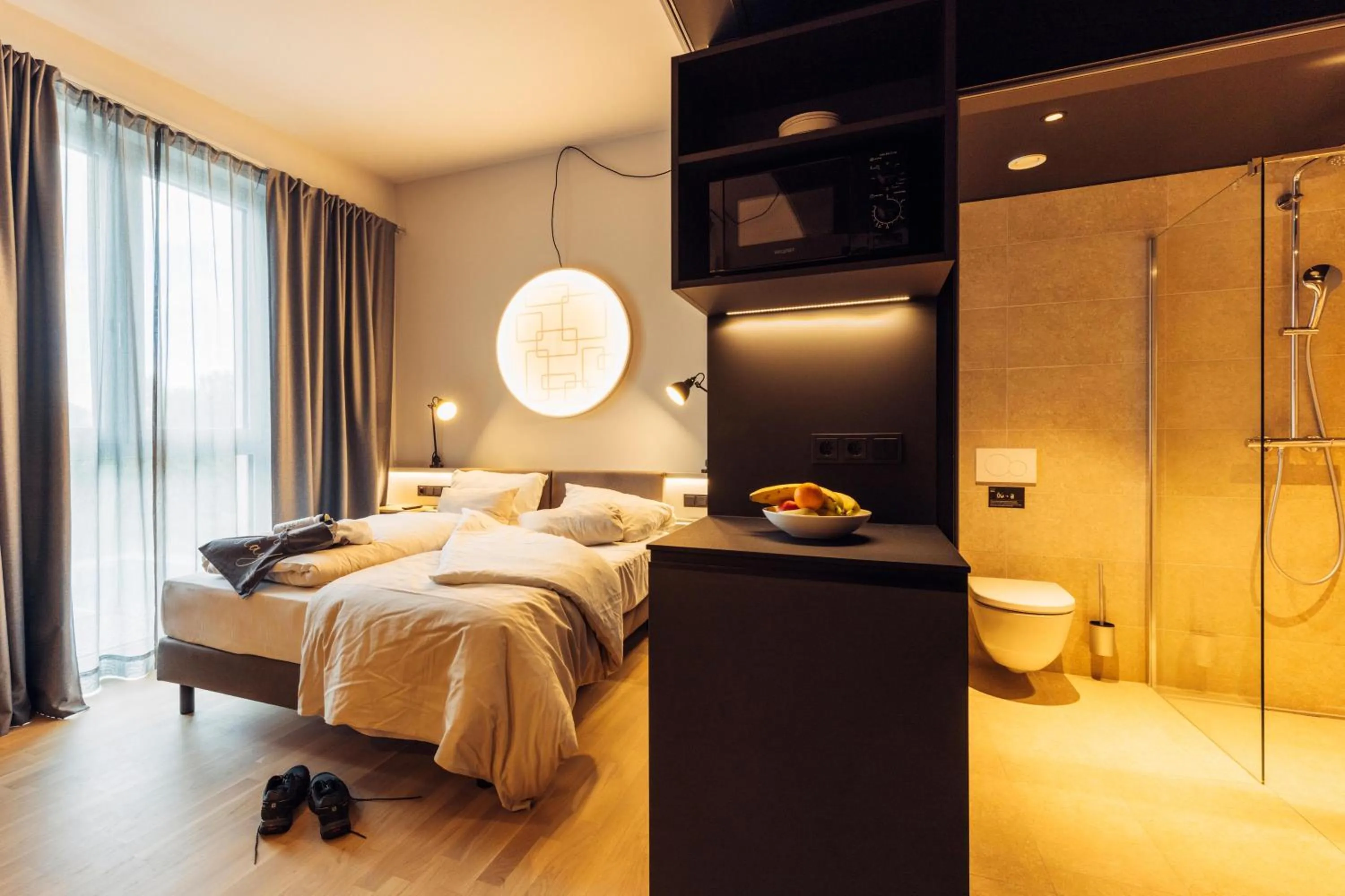 Photo of the whole room, Bed in harry's home Telfs hotel & apartments