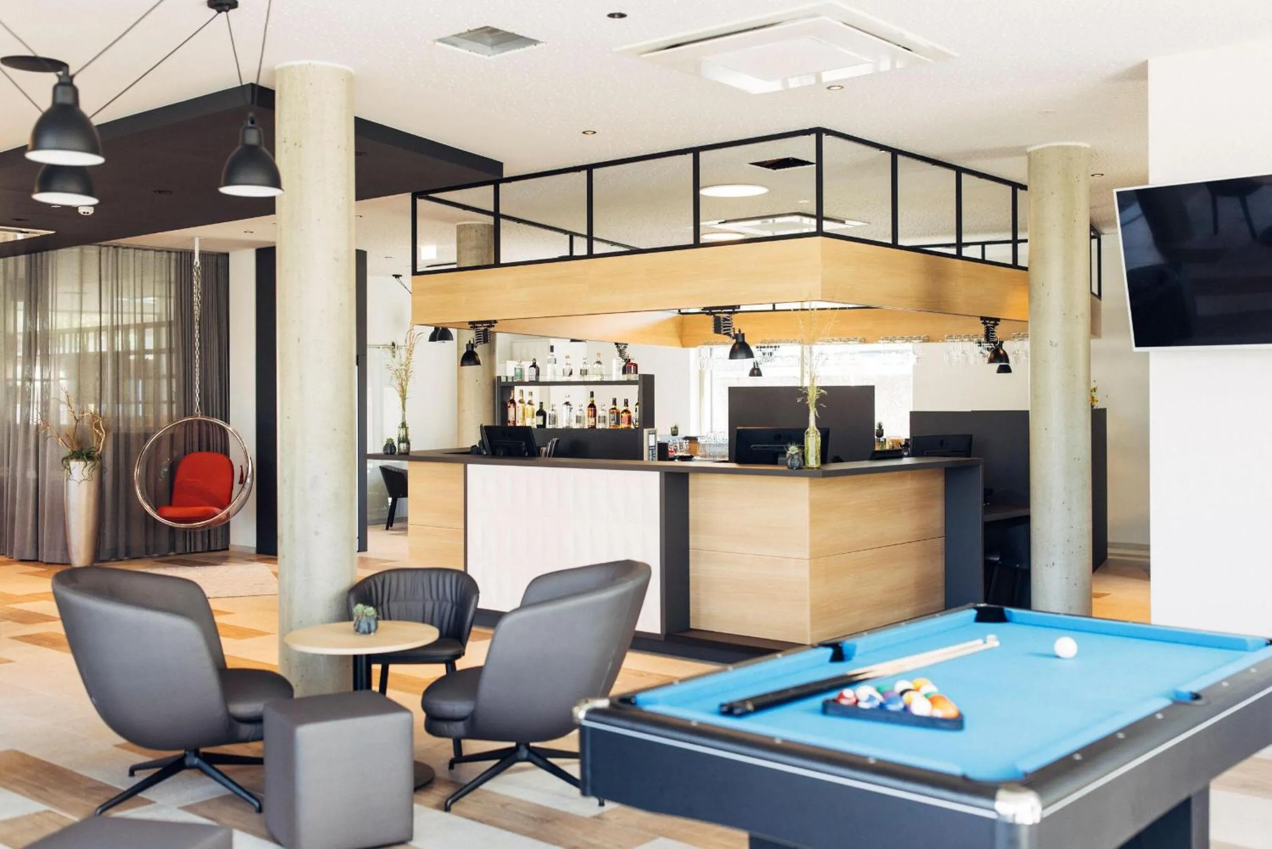 Lobby or reception in harry's home Telfs hotel & apartments