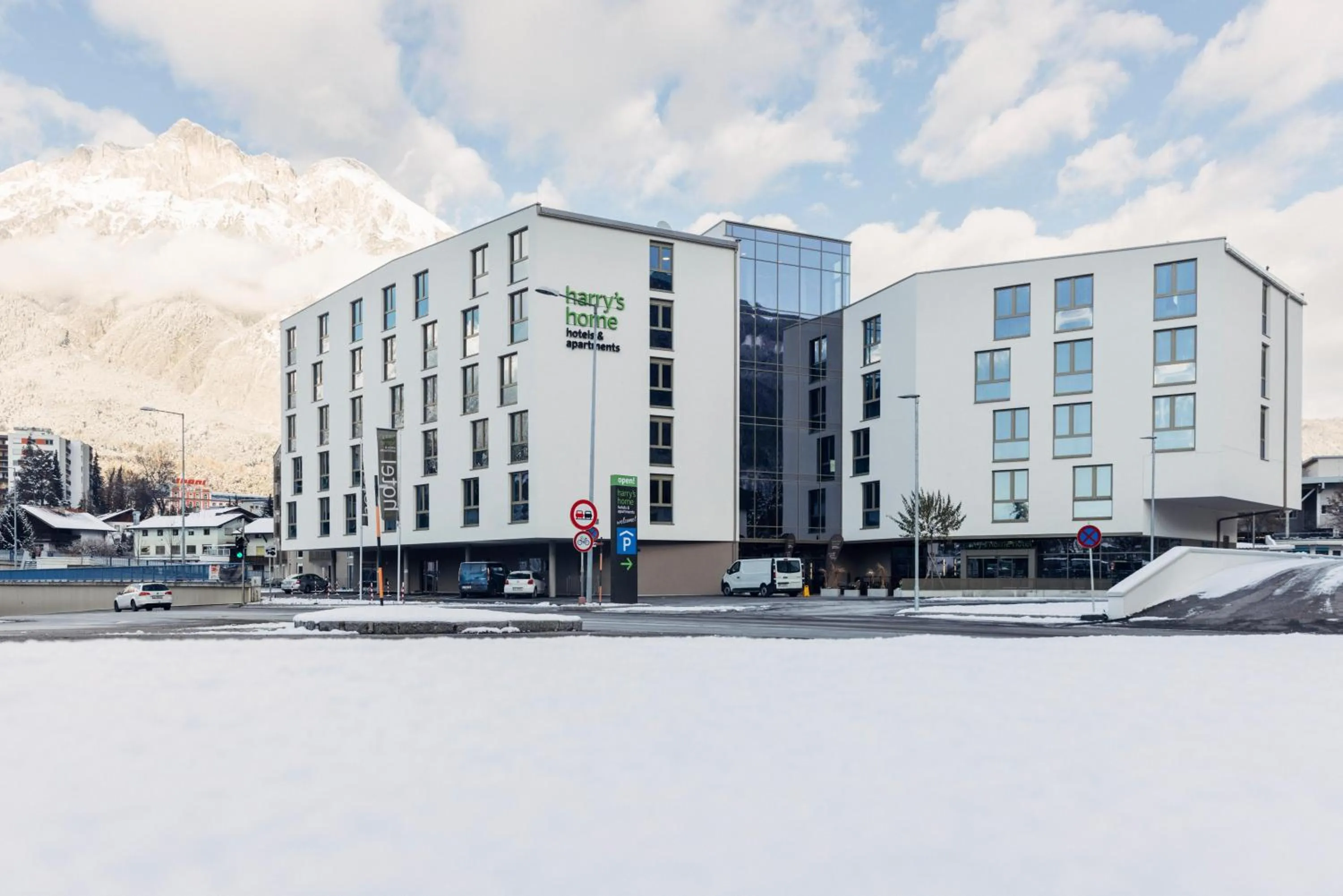 Property building in harry's home Telfs hotel & apartments