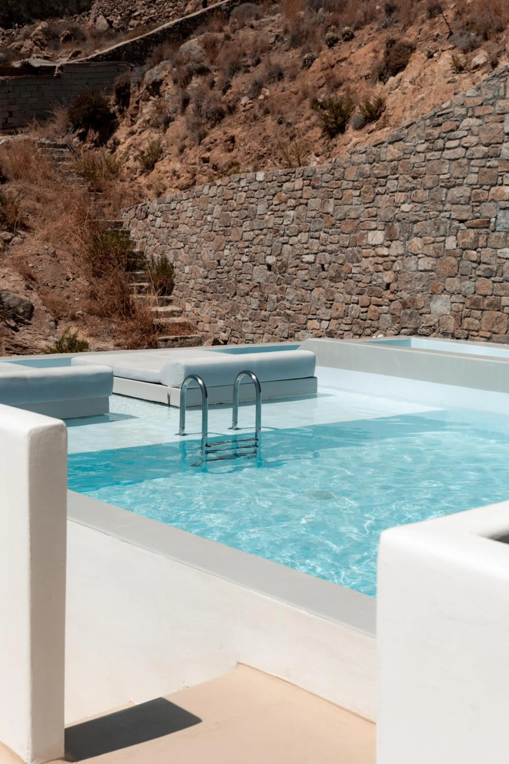 Pool view in Arocaria Mykonos