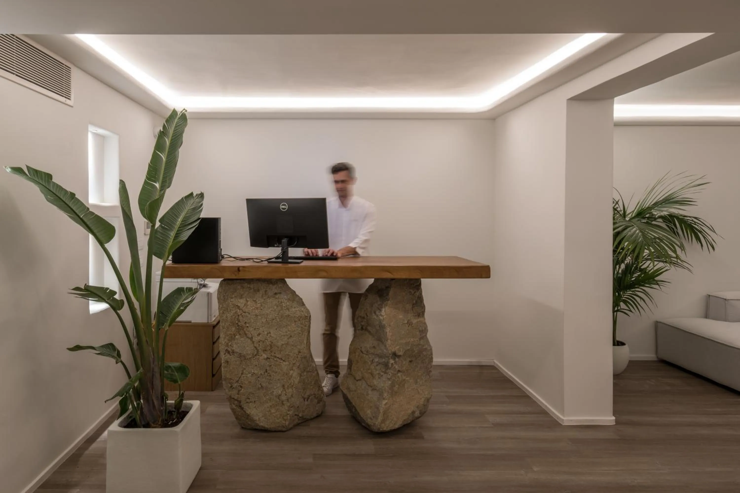 Lobby or reception in Arocaria Mykonos