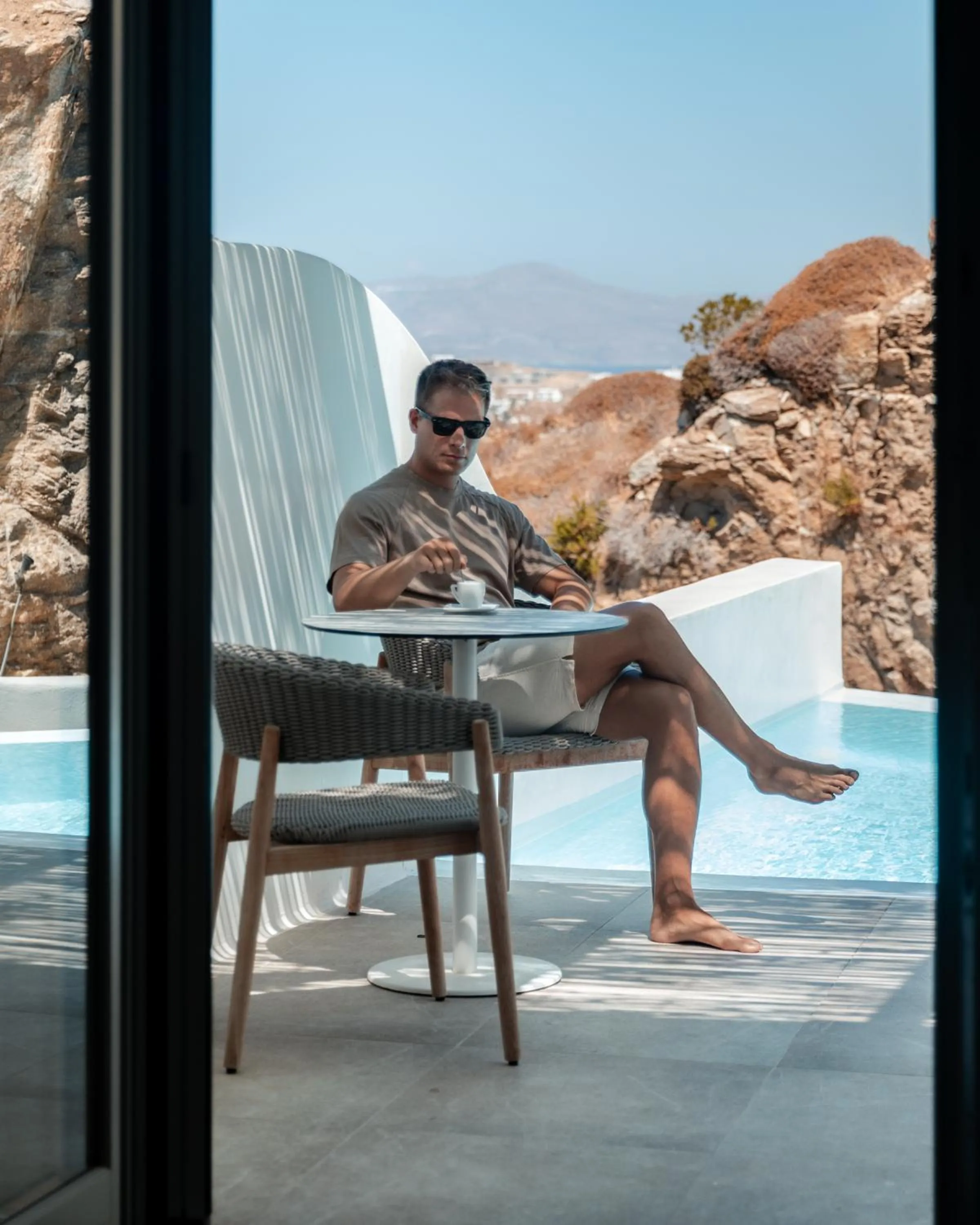 Balcony/Terrace in Arocaria Mykonos