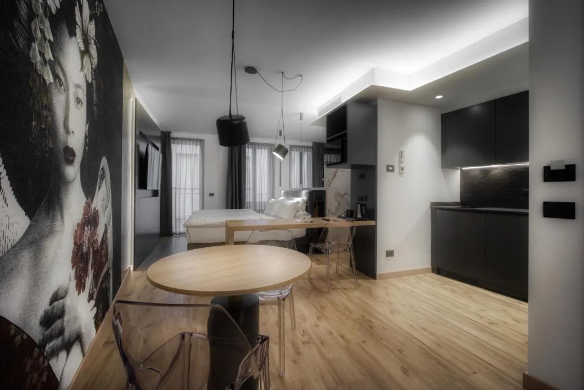 Kitchen or kitchenette in M Loft - adults only