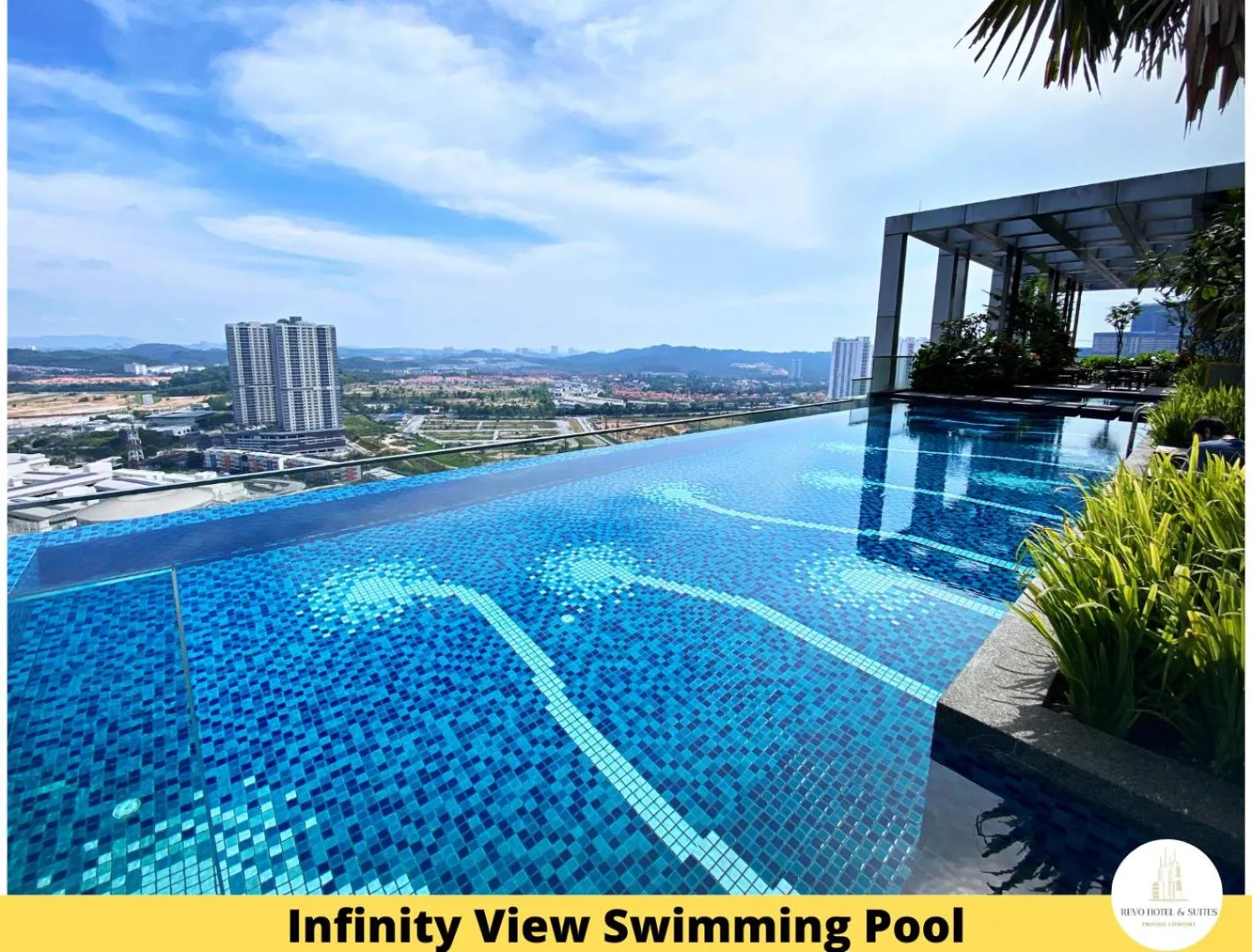 Swimming pool in Revo Hotel & Suites Kuala Lumpur Bukit Jalil by The Cynefin