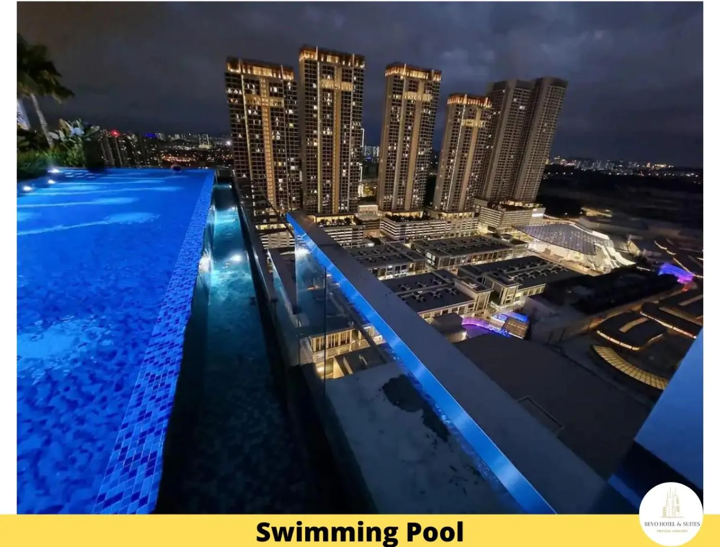 Swimming pool in Revo Hotel & Suites Kuala Lumpur Bukit Jalil by The Cynefin