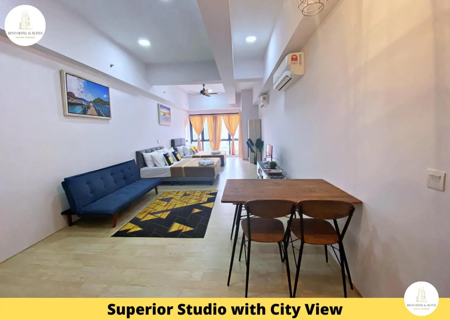 Living room in Revo Hotel & Suites Kuala Lumpur Bukit Jalil by The Cynefin