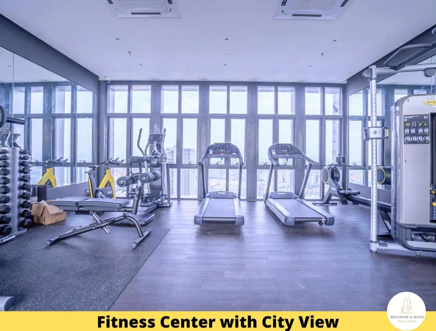 Fitness centre/facilities in Revo Hotel & Suites Kuala Lumpur Bukit Jalil by The Cynefin