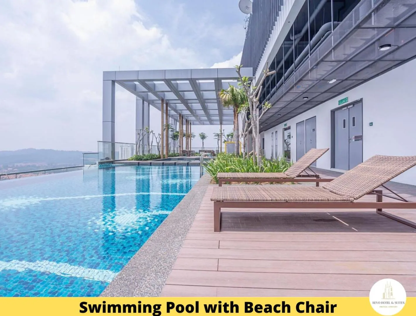 Swimming pool in Revo Hotel & Suites Kuala Lumpur Bukit Jalil by The Cynefin