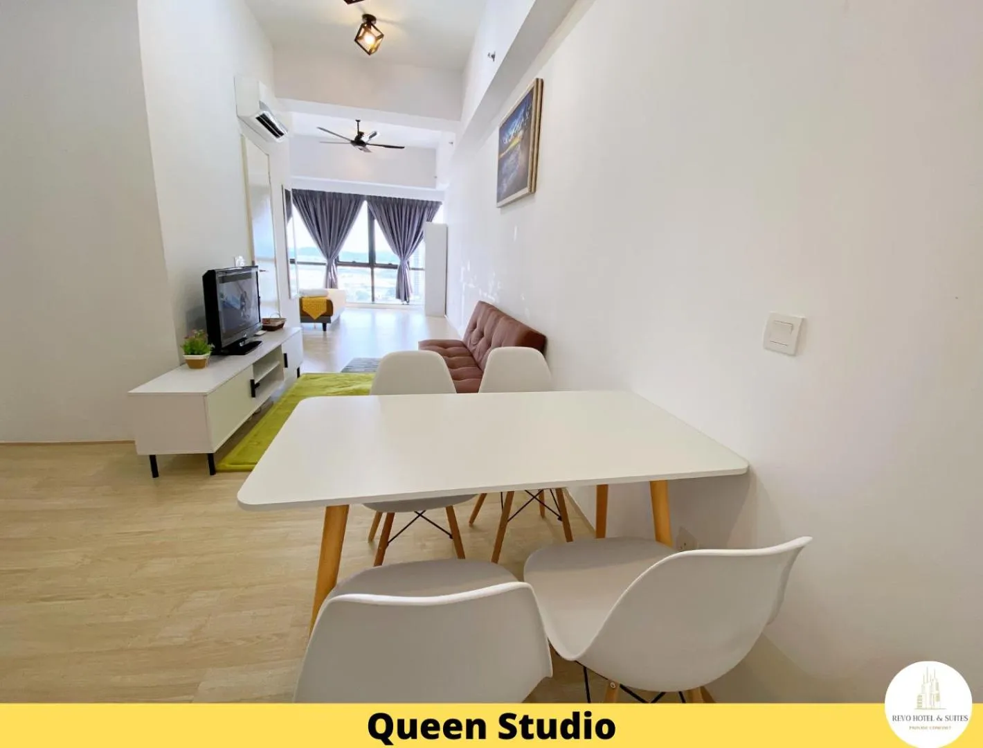 Living room in Revo Hotel & Suites Kuala Lumpur Bukit Jalil by The Cynefin