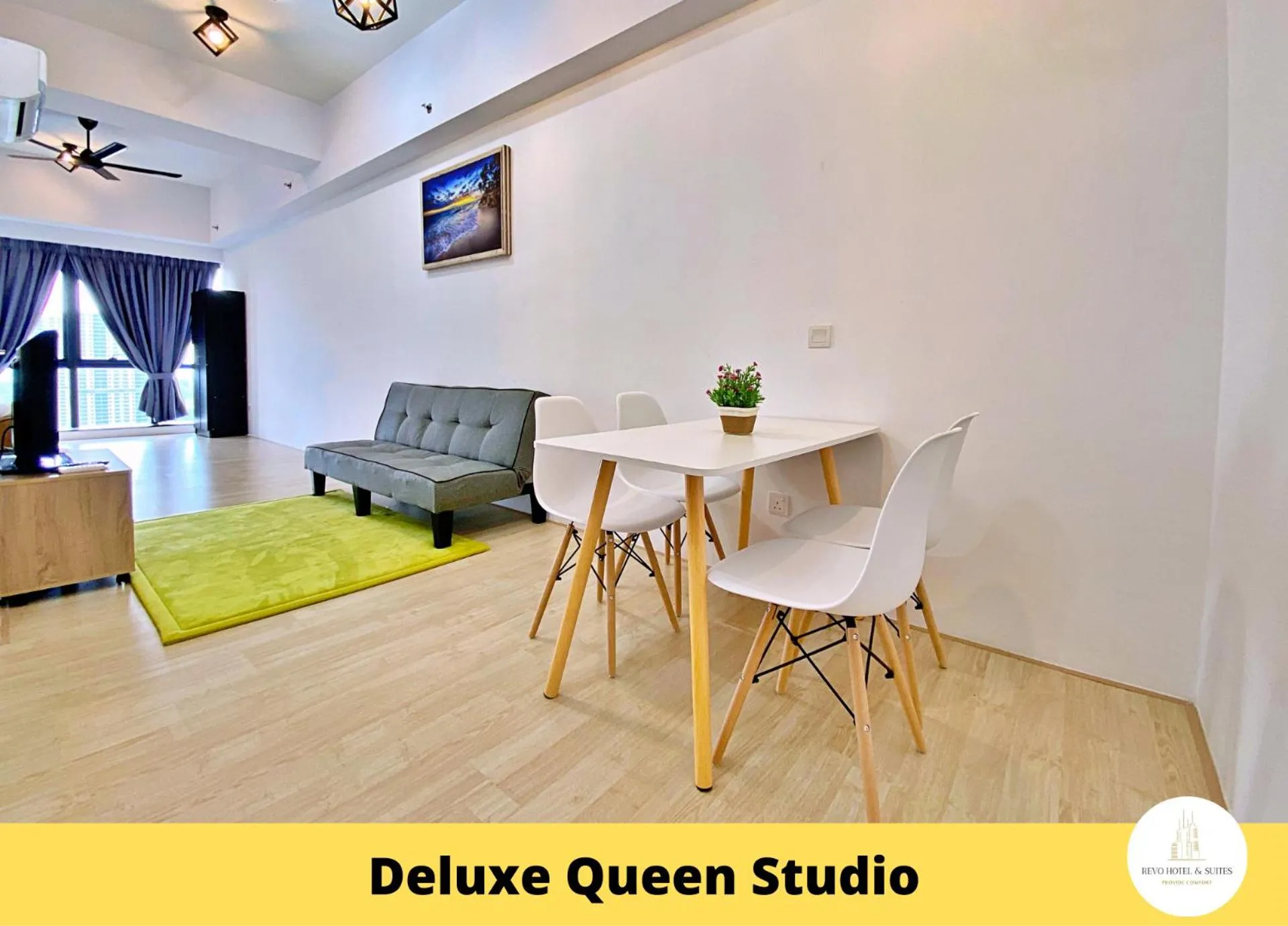 Living room in Revo Hotel & Suites Kuala Lumpur Bukit Jalil by The Cynefin