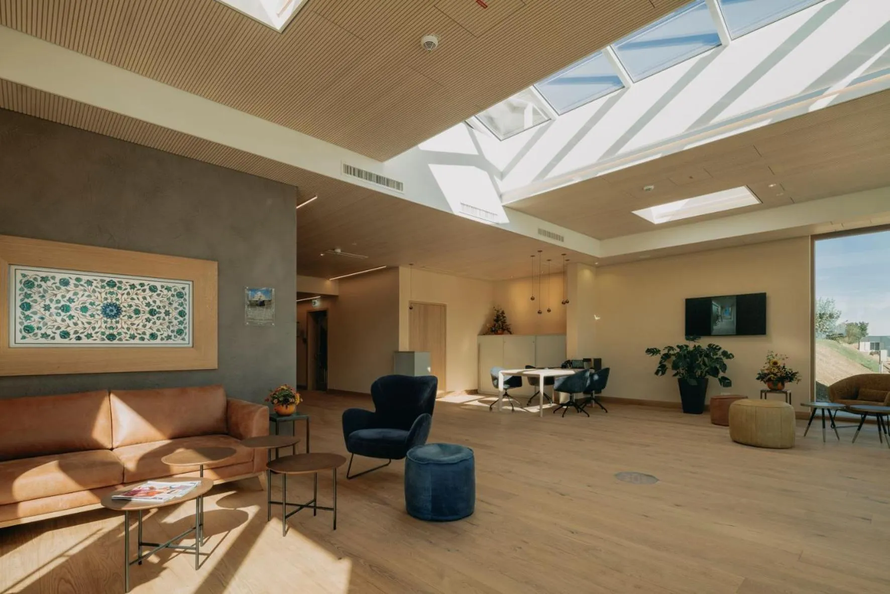 Lobby or reception in Landhotel Bohrerhof