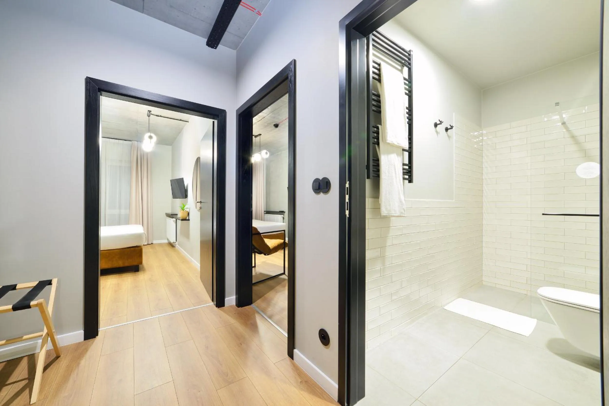 Shower, Bed in ARCHE Dwór Uphagena Gdańsk