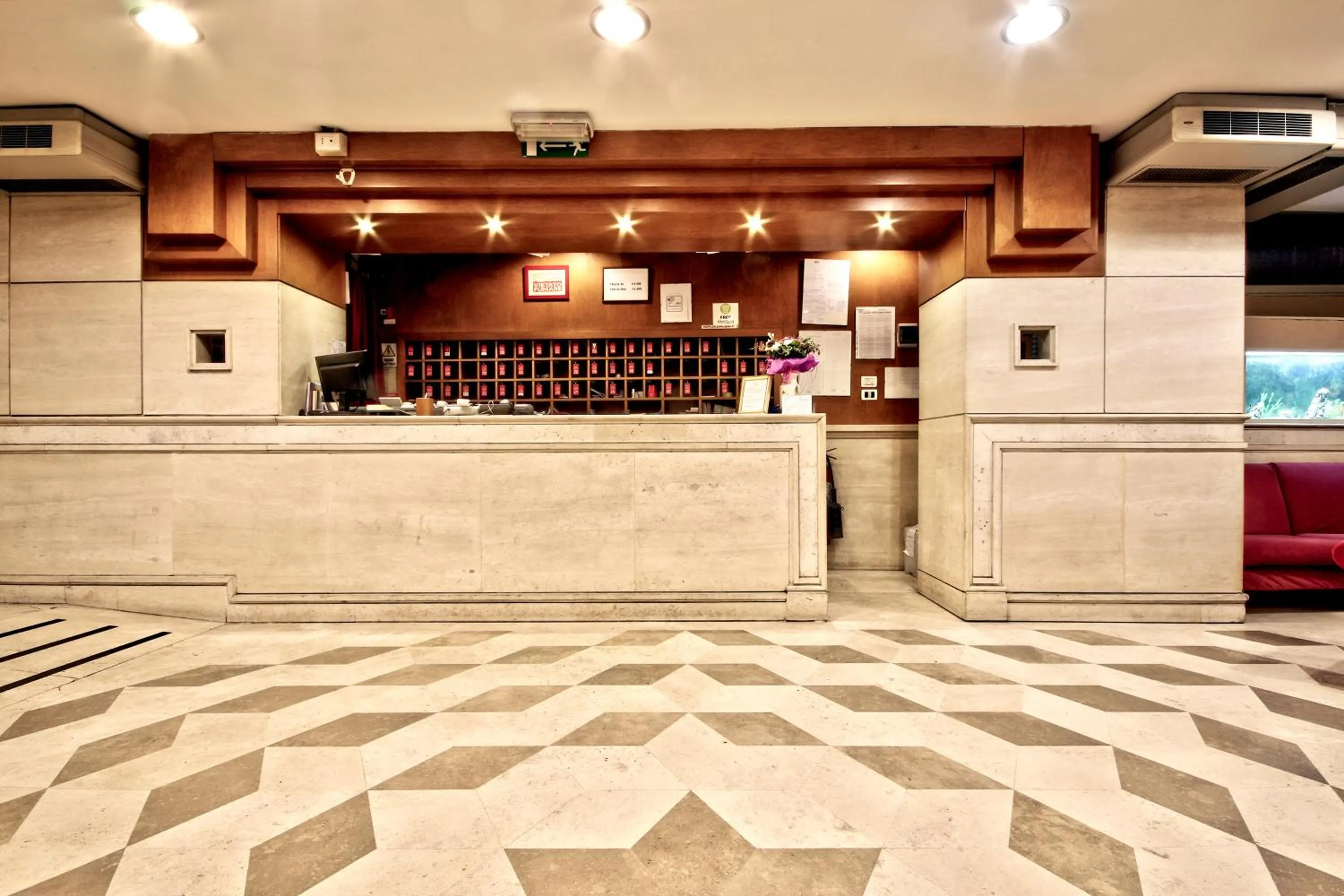 Lobby or reception in Hotel Delle Muse