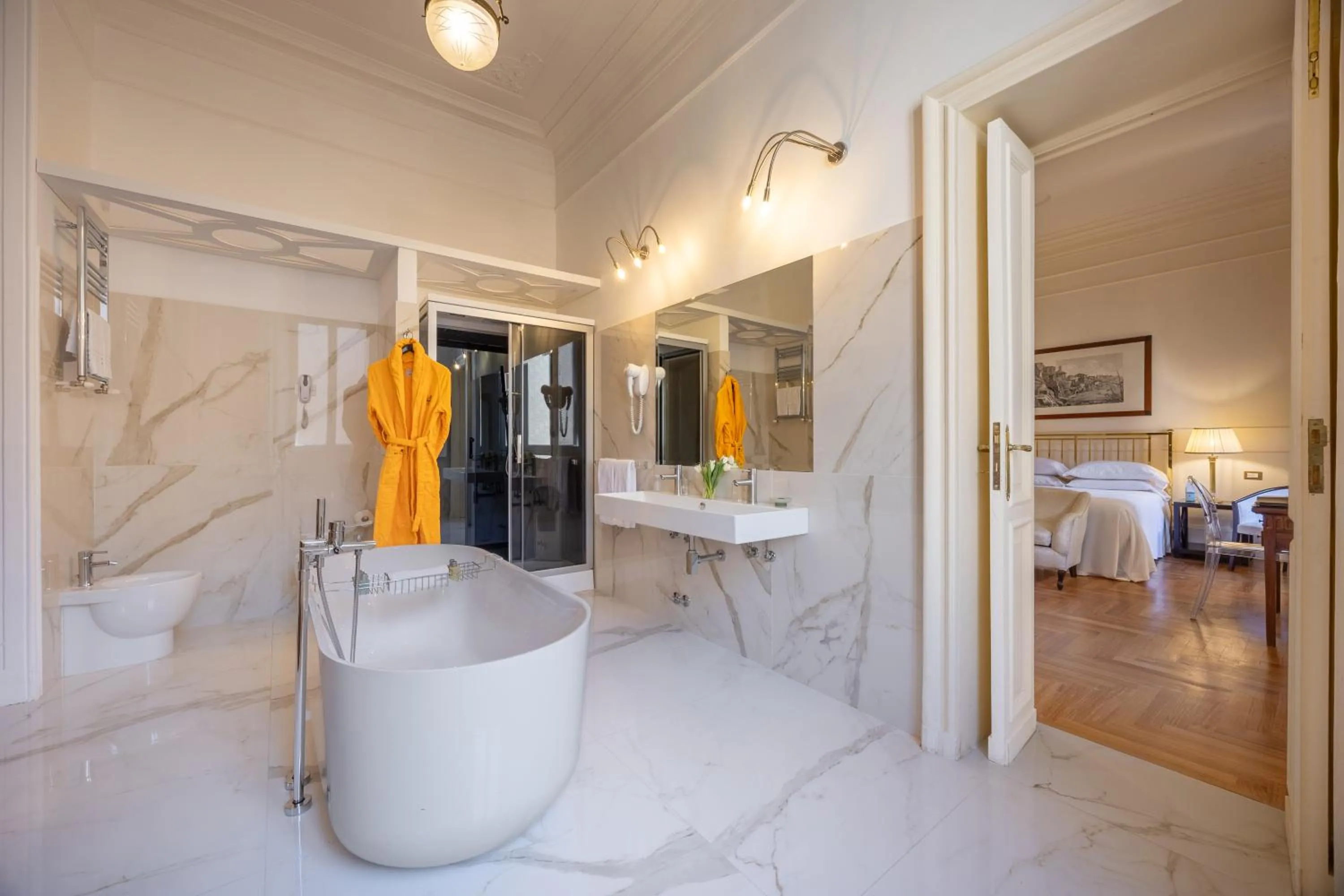 Bathroom in Grand Hotel Plaza